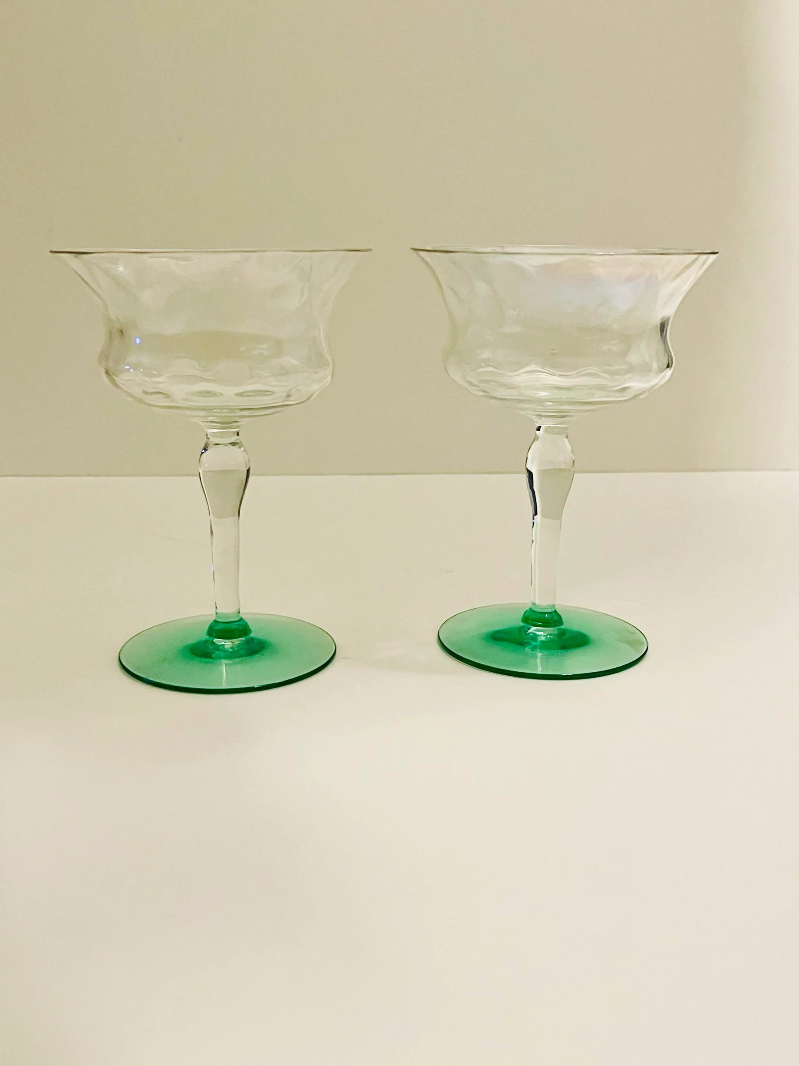 Vintage Fostoria Cocktail Glasses-a Pair - 2