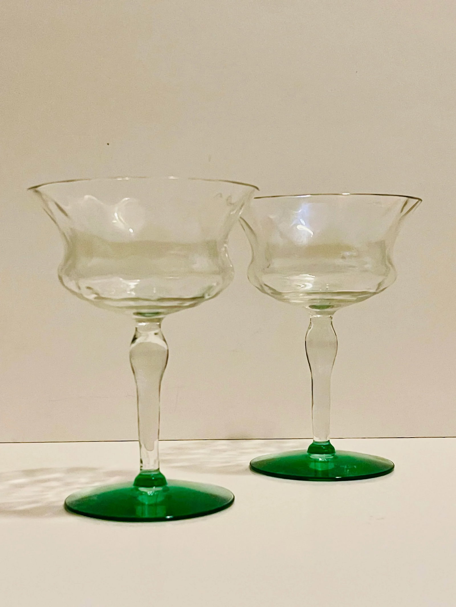 Vintage Fostoria Cocktail Glasses-a Pair - 3