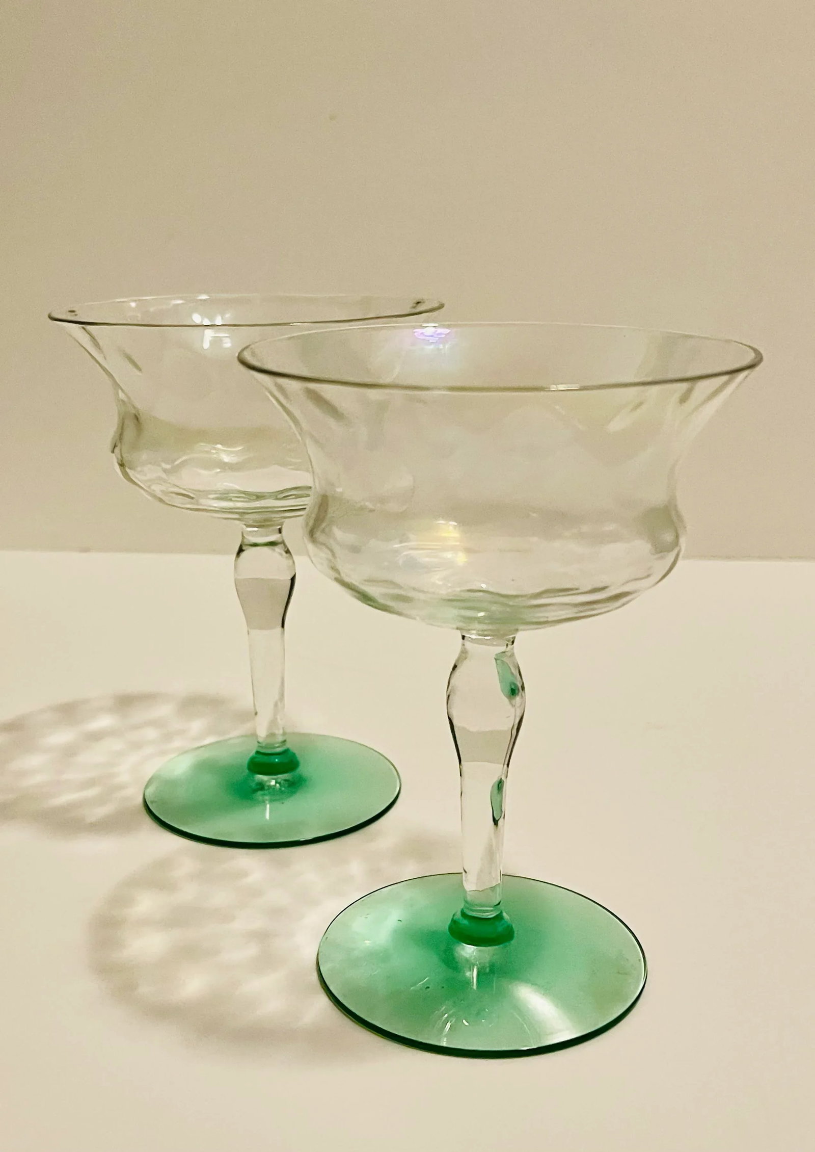 Vintage Fostoria Cocktail Glasses-a Pair - 4