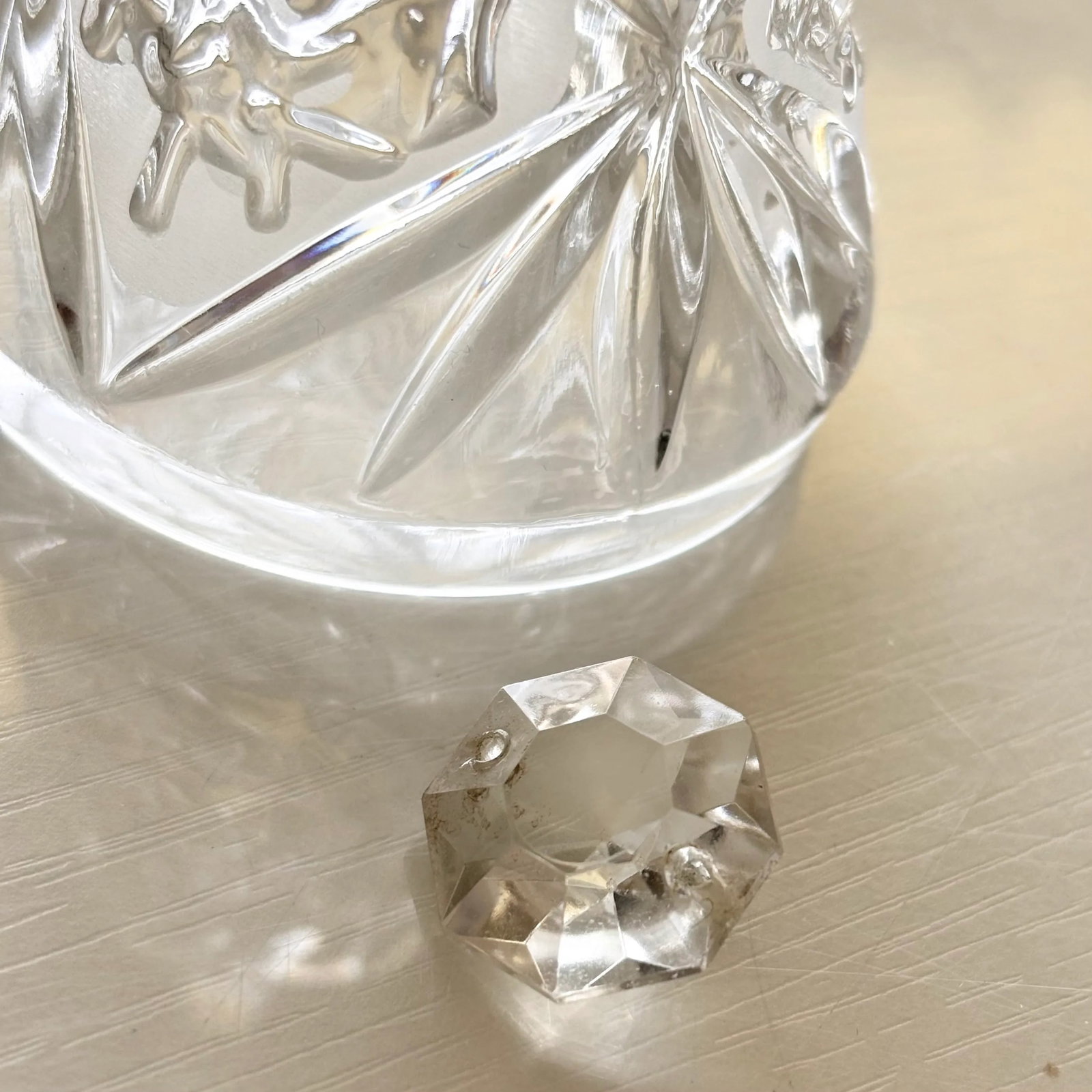 Mid 20th Century Crystal Dinner Hand Bell With Equestrian Horses and Star Design - 7