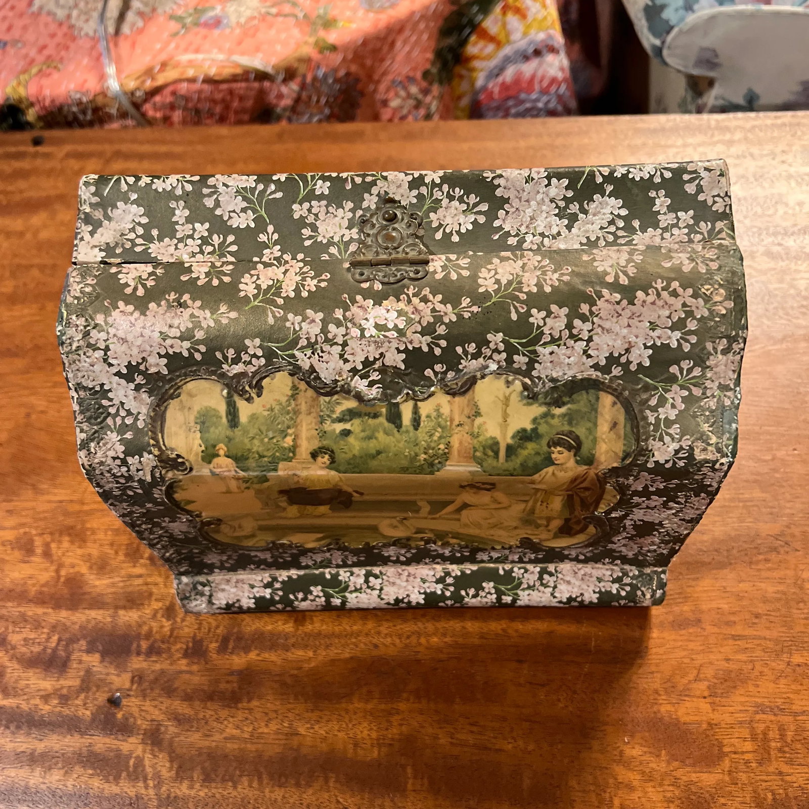Antique Victorian Celluloid Dressing Table Box - 2