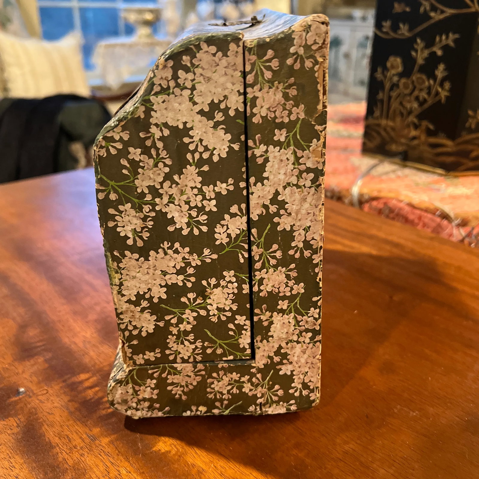Antique Victorian Celluloid Dressing Table Box - 3