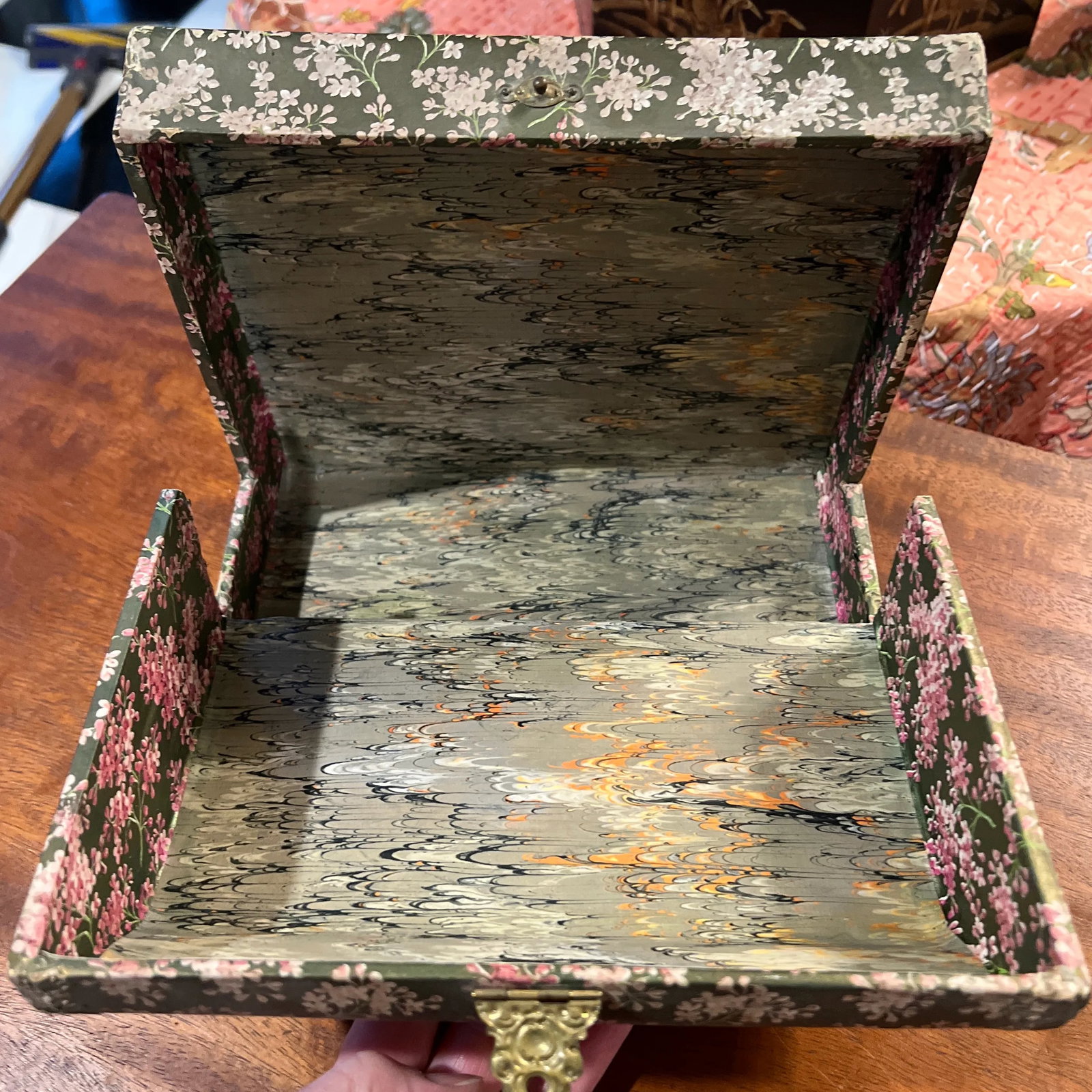 Antique Victorian Celluloid Dressing Table Box - 6