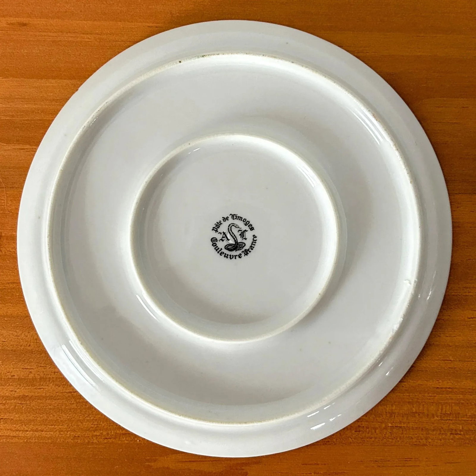 Vintage Pate De Limoges Plate - Couleuvre France - Rose & Floral Hand Painted With Gold Accents - 2