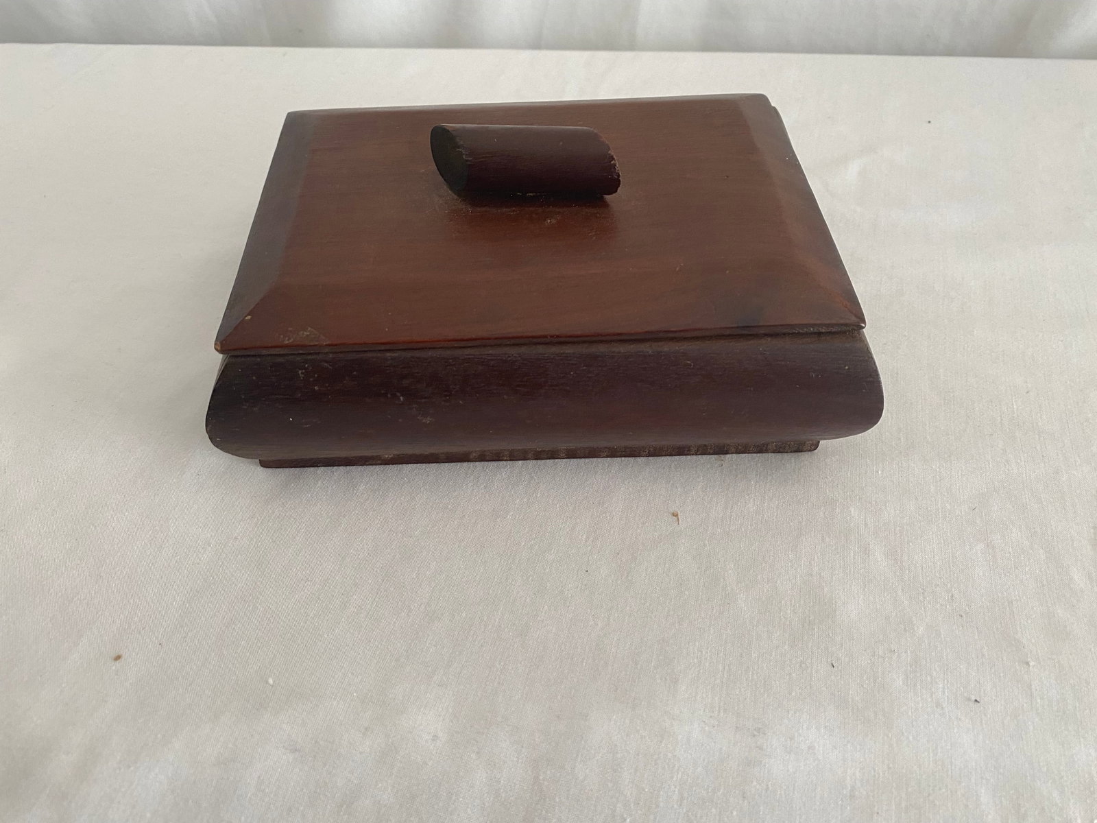 1970s Teak Wooden Trinket/Cigarette Box - 5