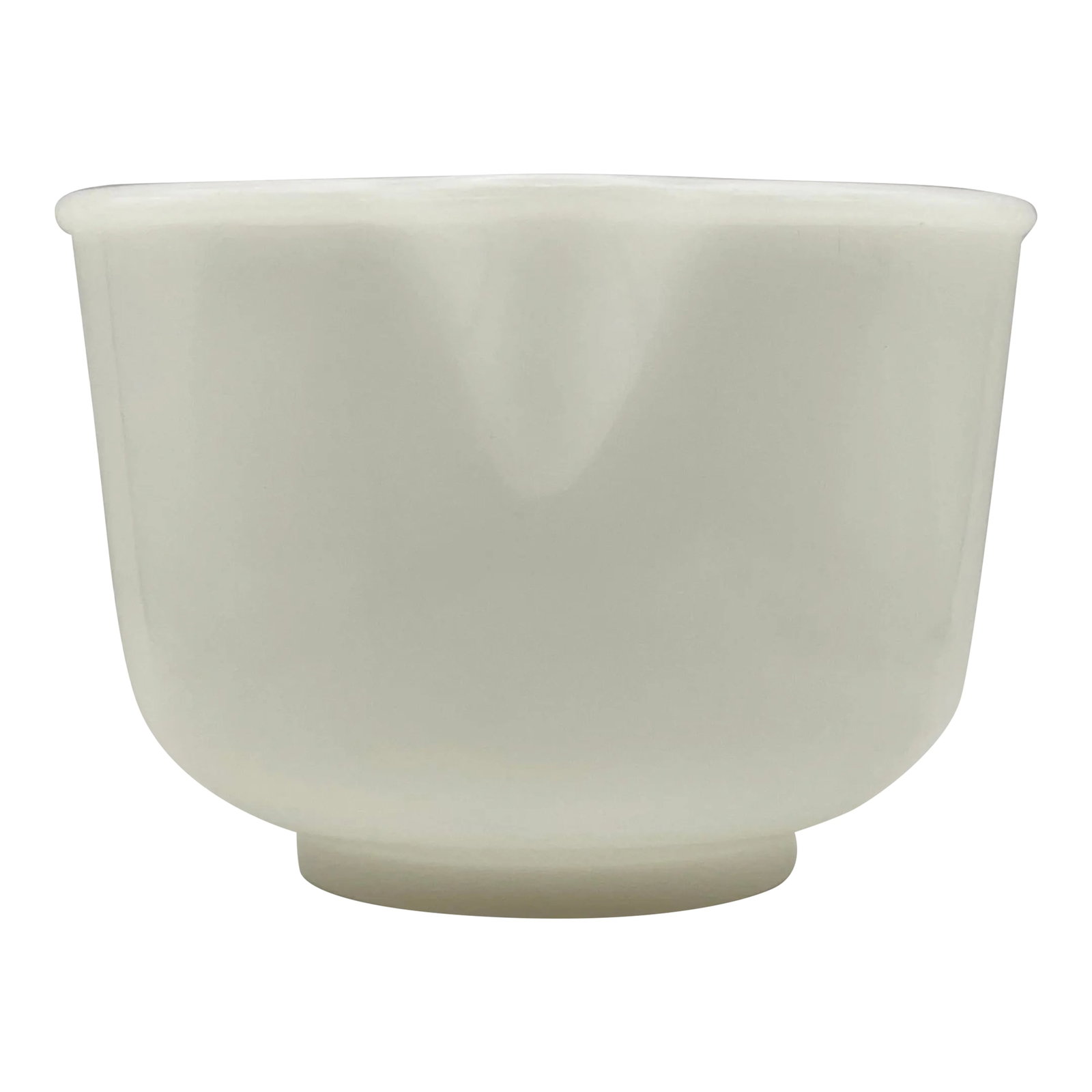 Mid 20th Century Milk Glass Batter Bowl: An aesthetically pleasing and useful piece of mid century milk glass, perfect for adding a dash of style to your baking or brunch experience. Ships within 1-2 days using USPS. All items packed with