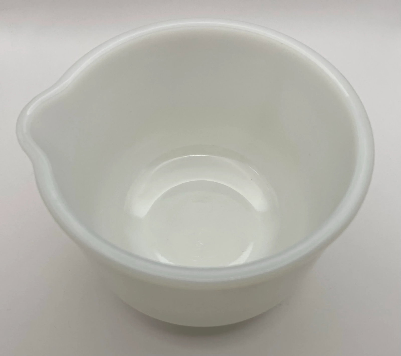 Mid 20th Century Milk Glass Batter Bowl - 6
