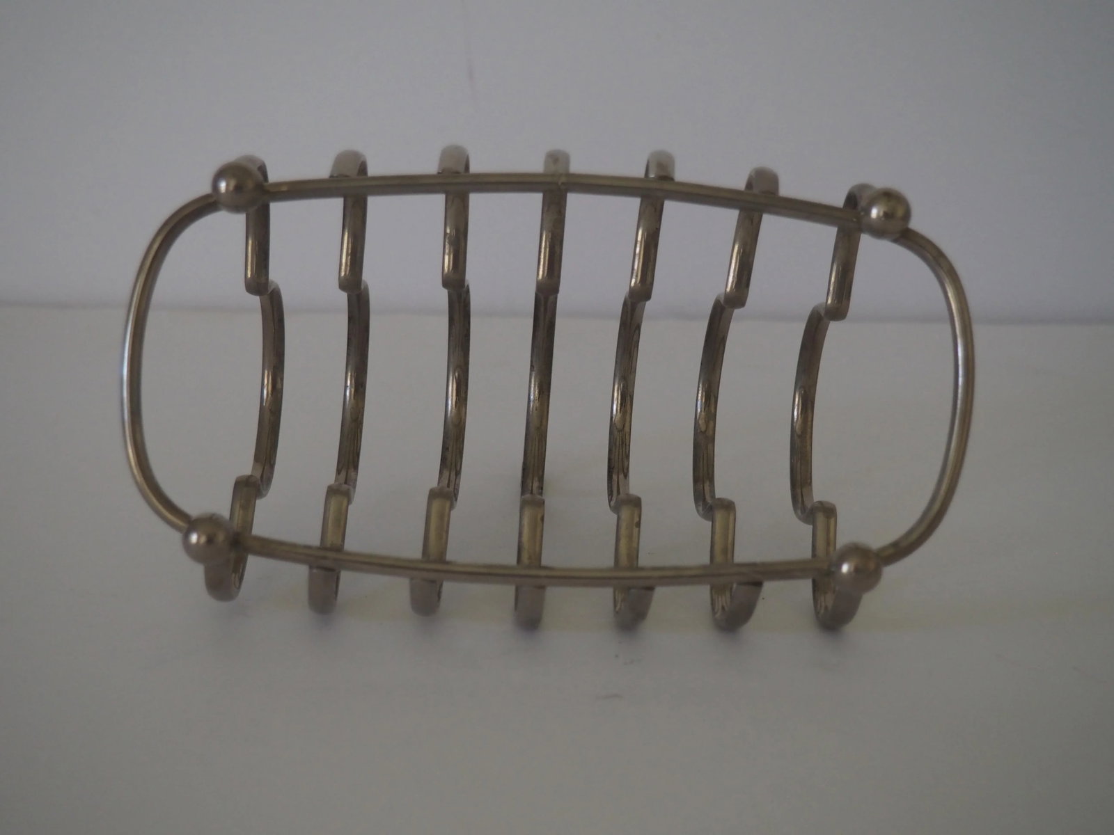 Vintage Silver Plate Toast Rack - 4