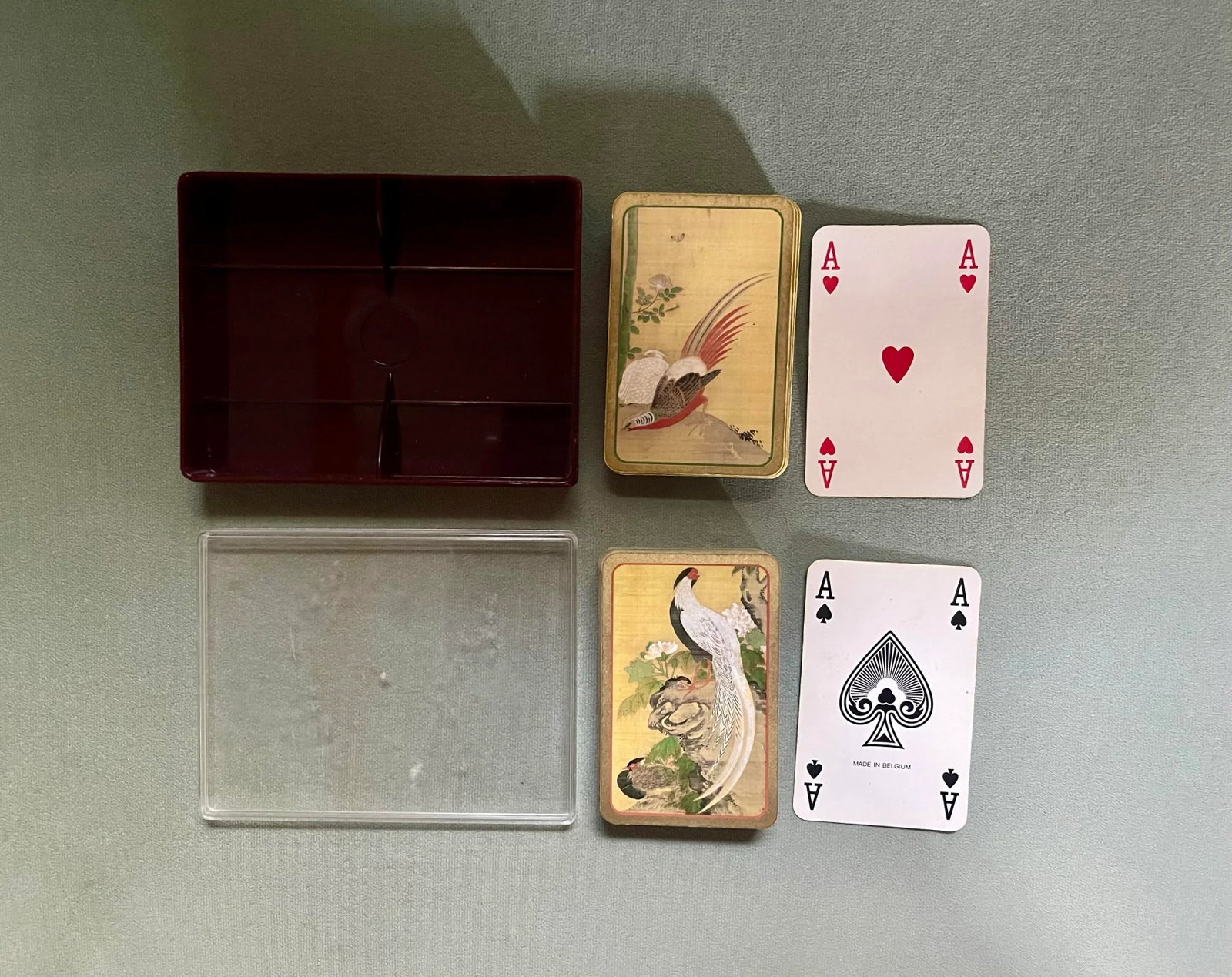 Vintage Golden Bird Playing Cards - 6