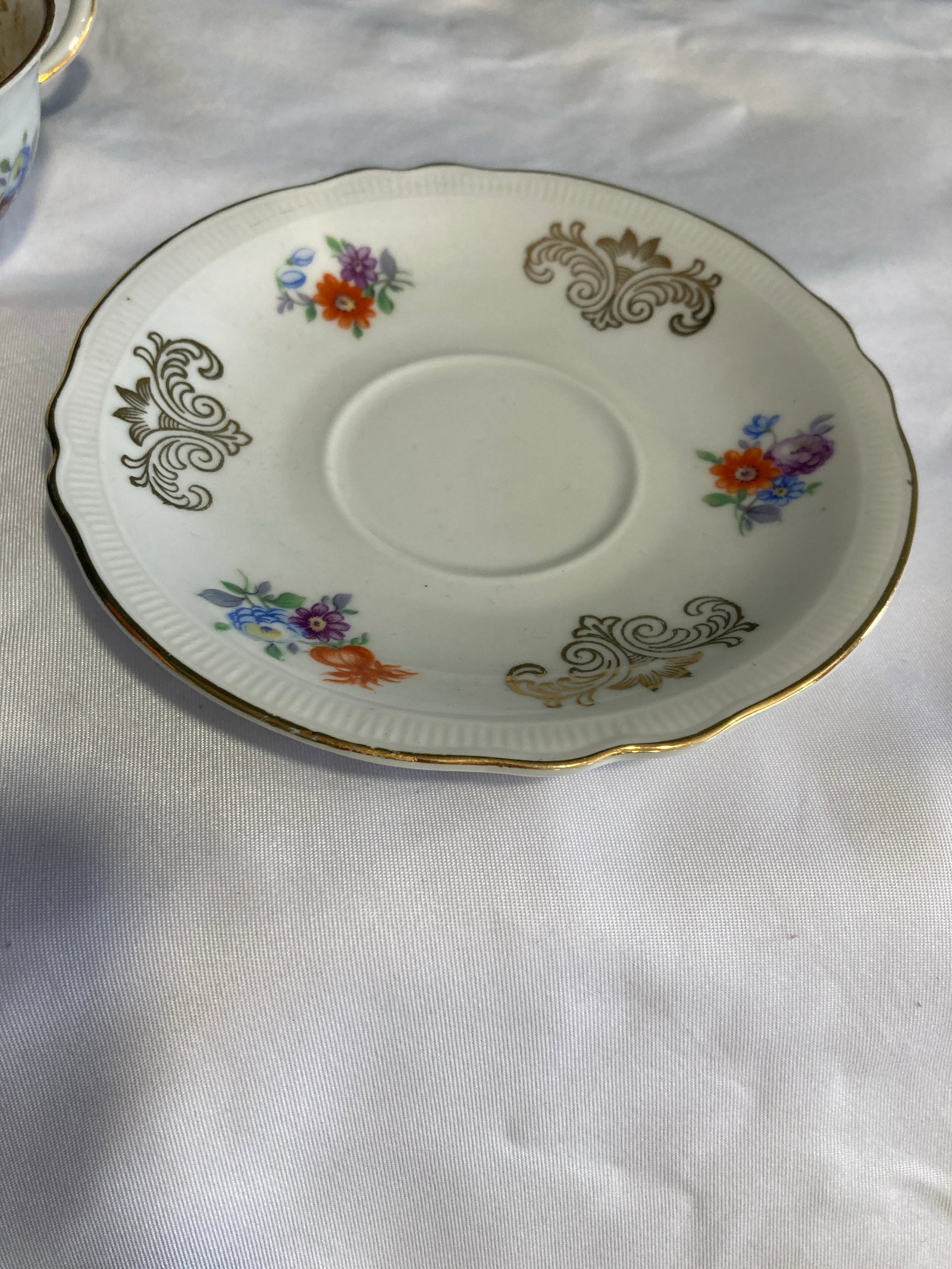 Vintage Schumann Bavaria Floral Demitasse Cup and Saucer - 5