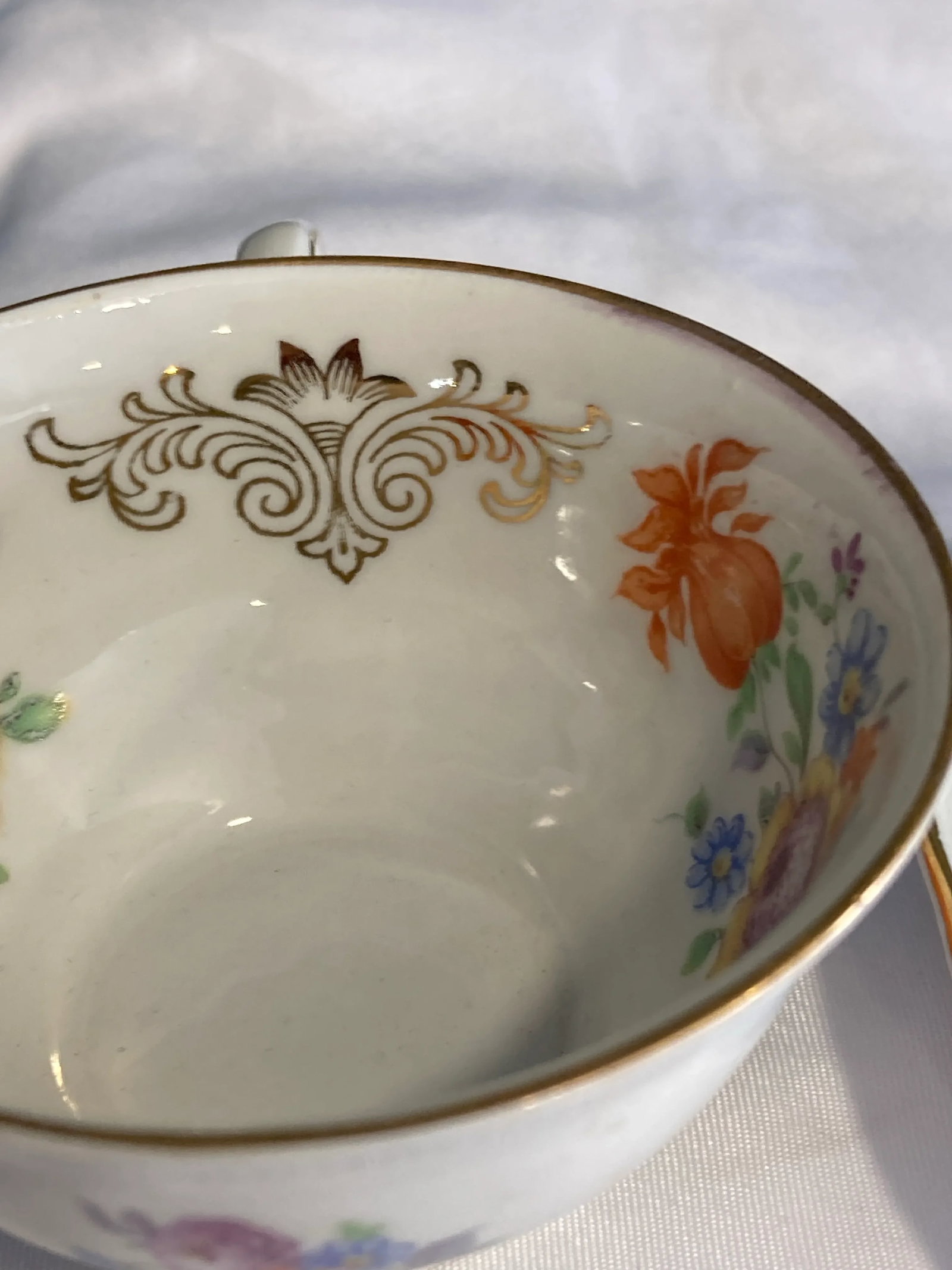 Vintage Schumann Bavaria Floral Demitasse Cup and Saucer - 9