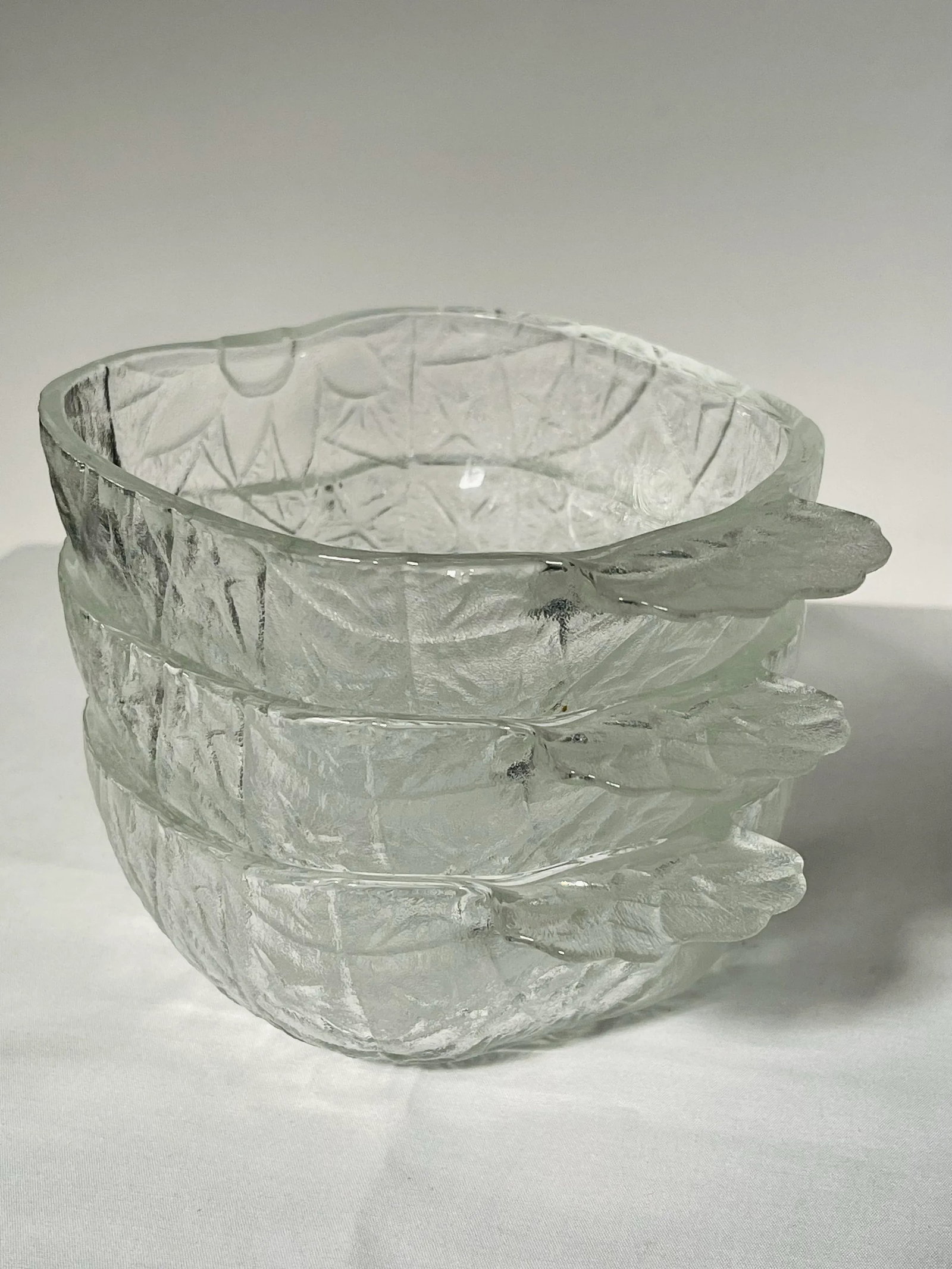Vintage Glass Pineapple Dishes- Set of 3 - 7
