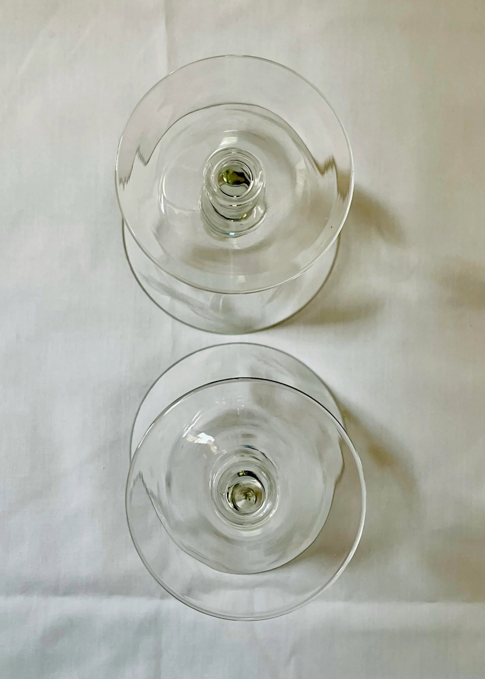 Mid 20th Century Etched Cocktail Glasses - 2 Pieces - 5