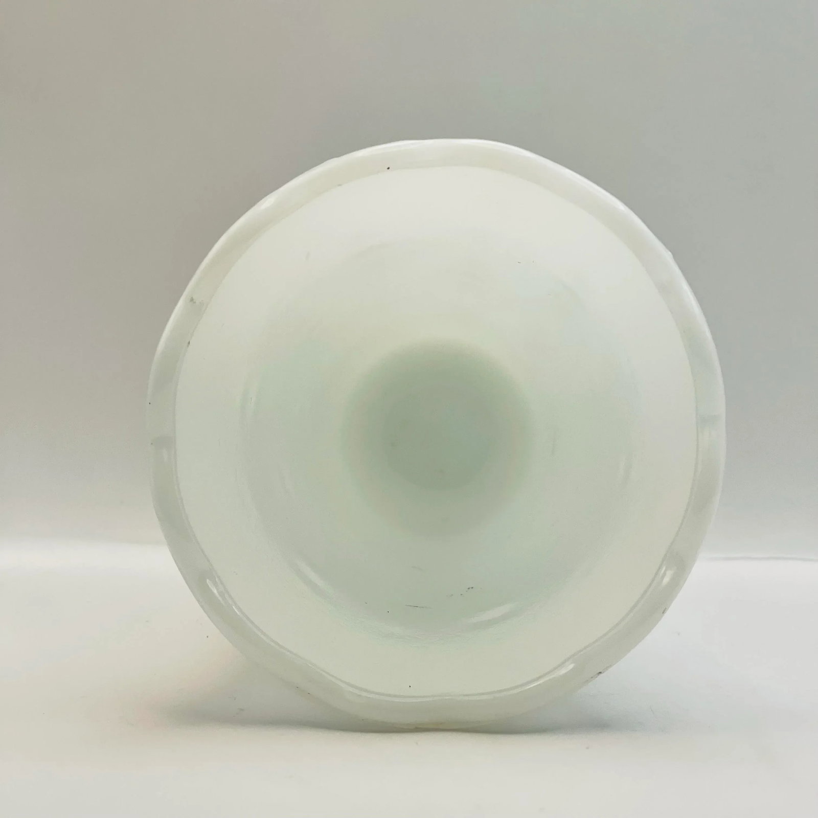 1940s Anchor Hocking Milk Glass Vase - 4