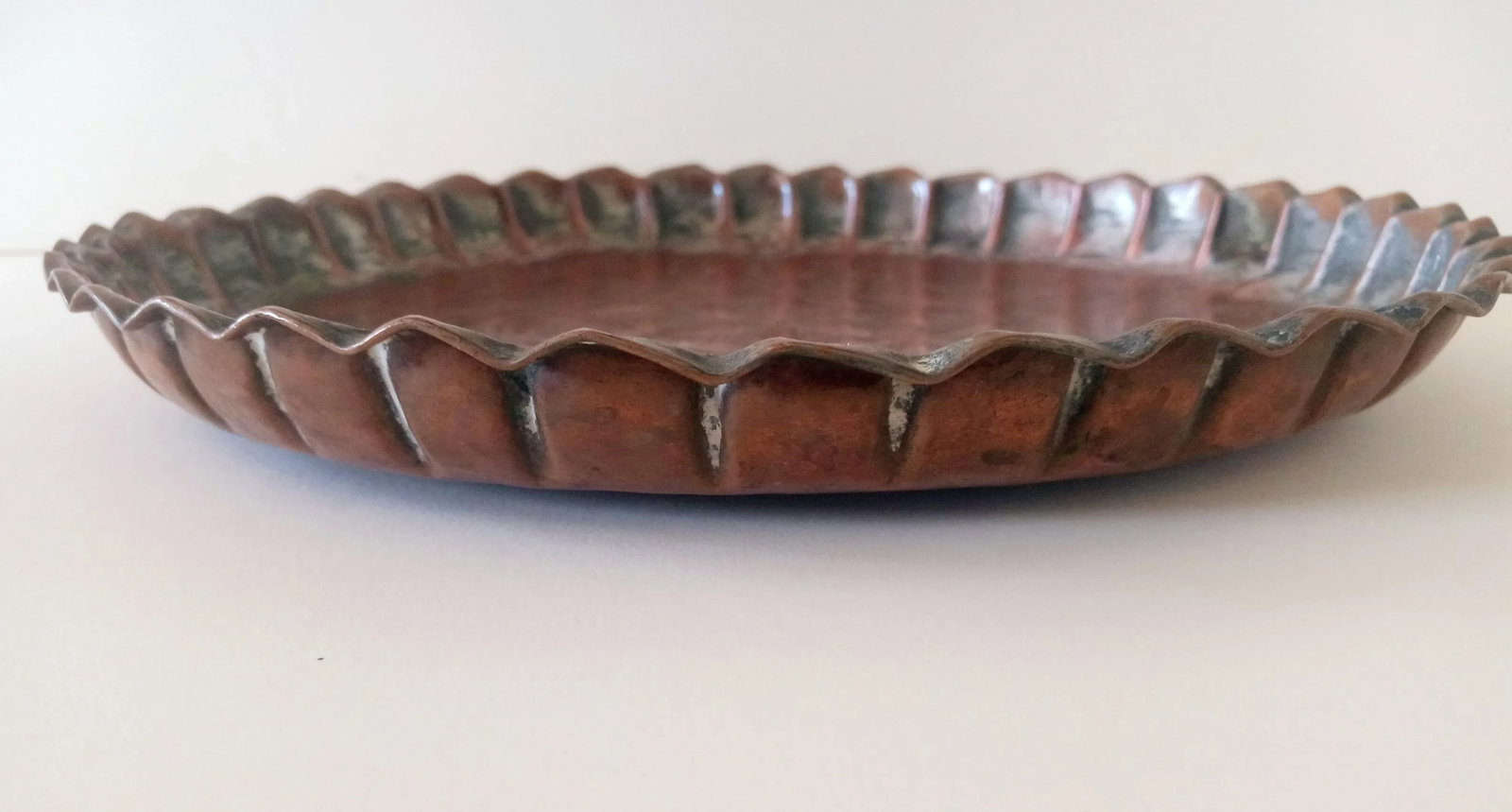 Mid-Century Handmade Copper Tray - 2
