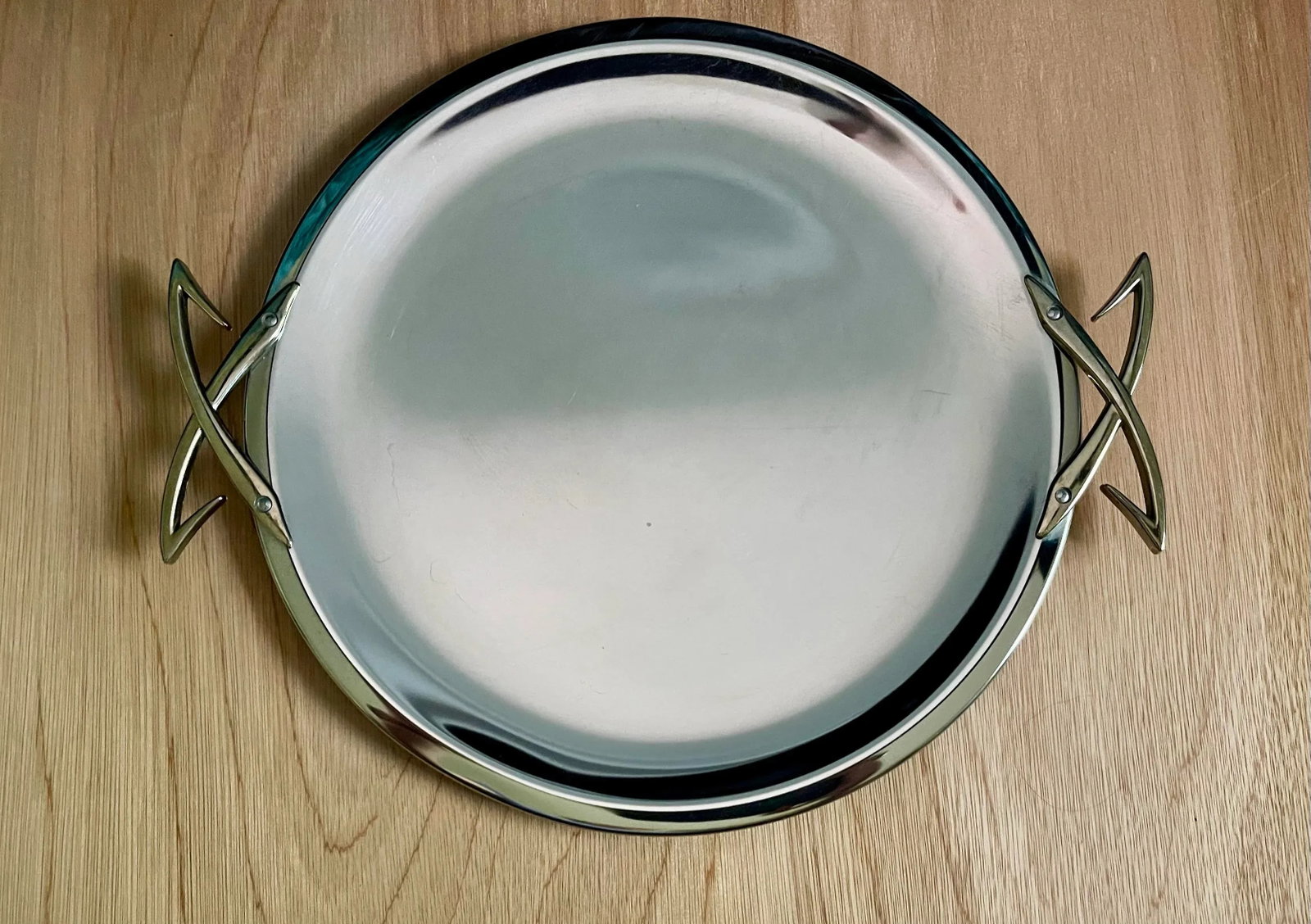 Mid 20th Century Kromex Chrome Serving Tray - 2