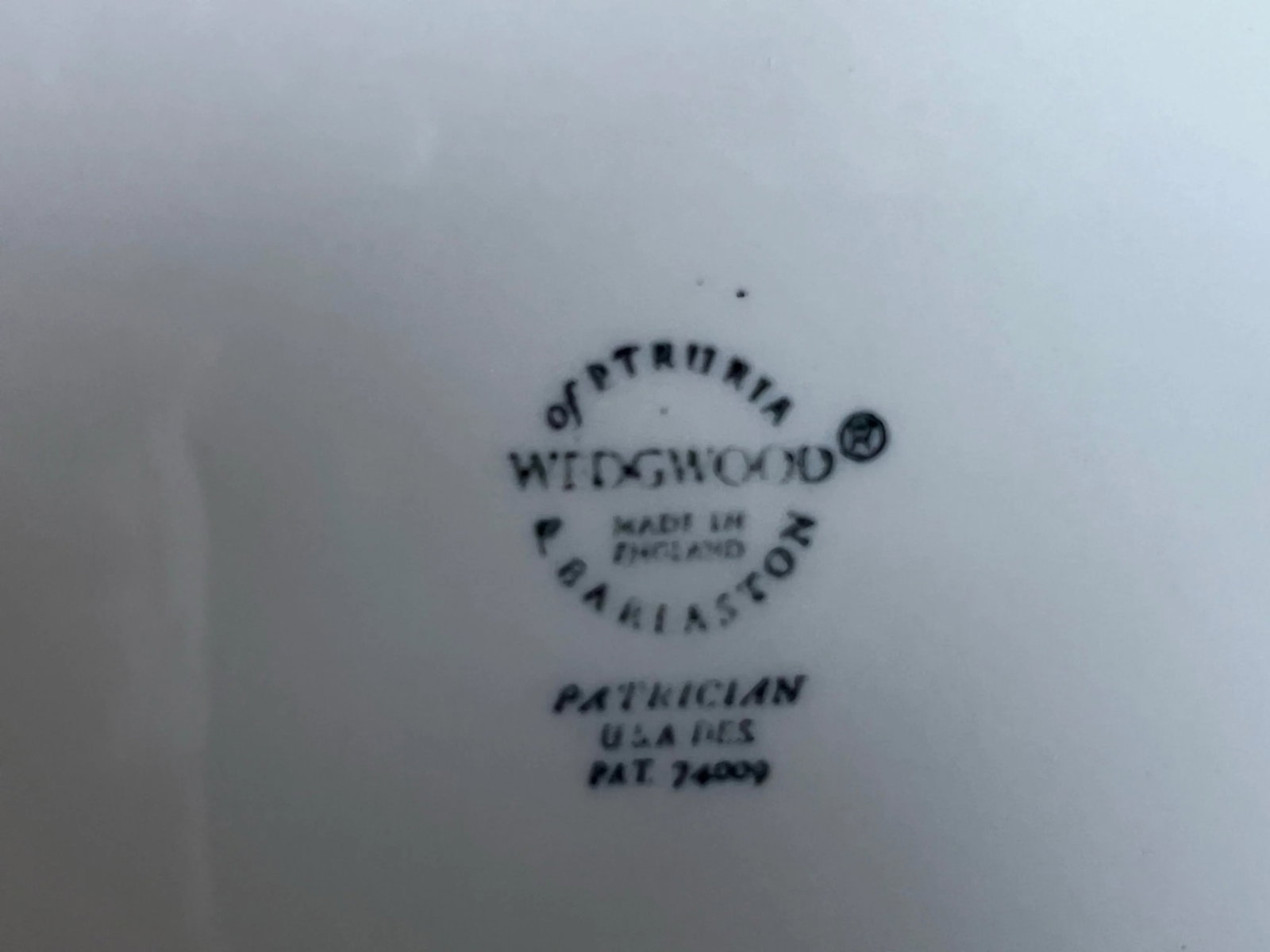 1980s Wedgwood of Etruria & Barlaston Patrician Serving Platter - 3