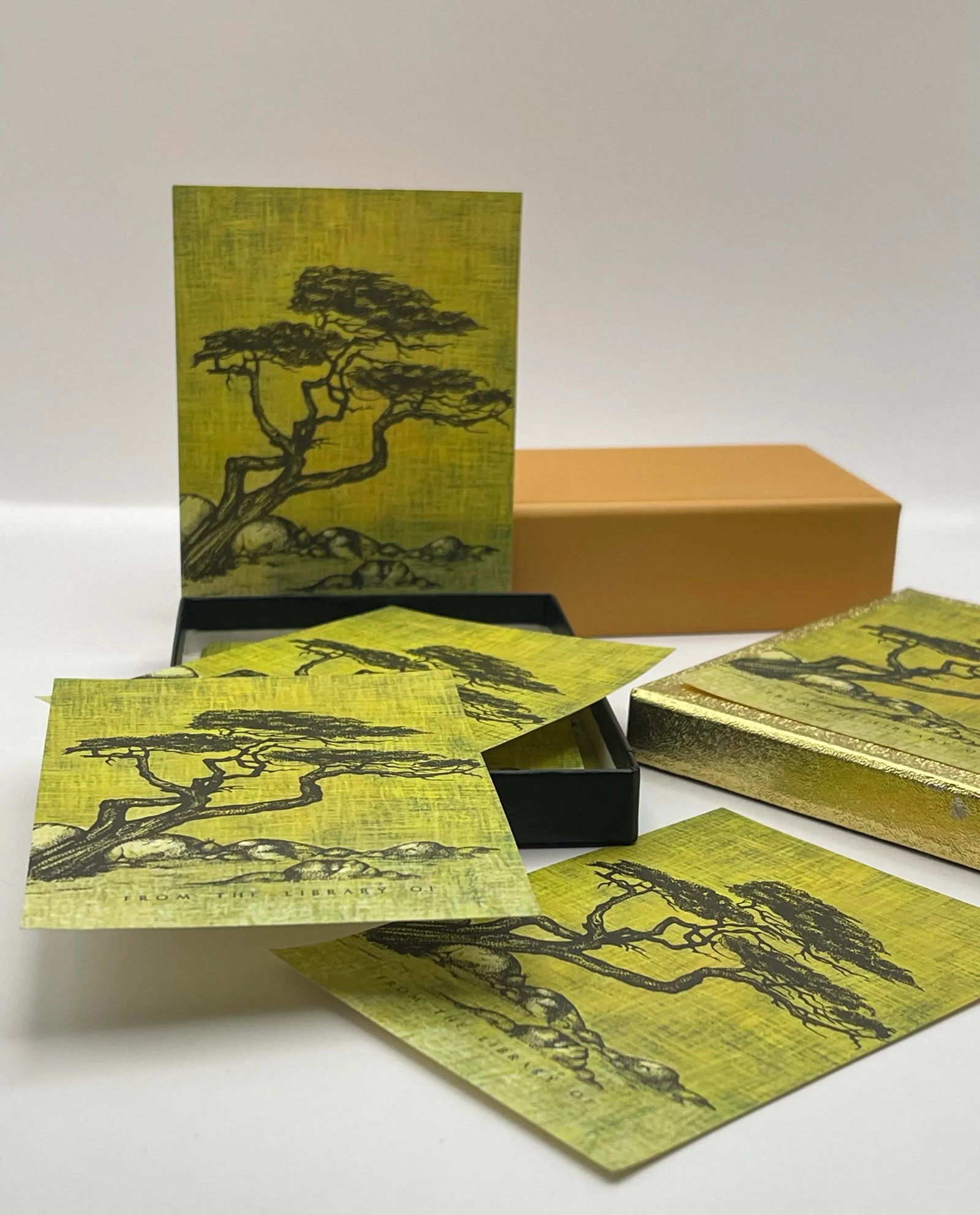 Vintage Seaside Tree Bookplates - 2