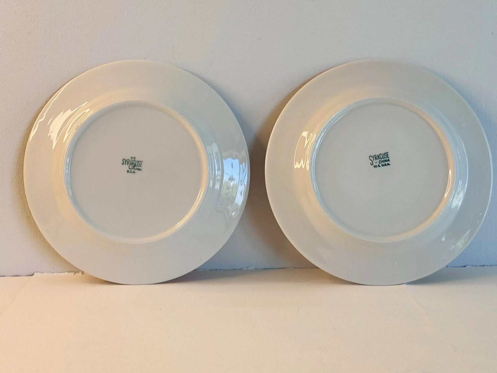 Vintage 1960s Syracuse China Floral & Parrot Restaurant Ware Plates, Set of 4 - 4