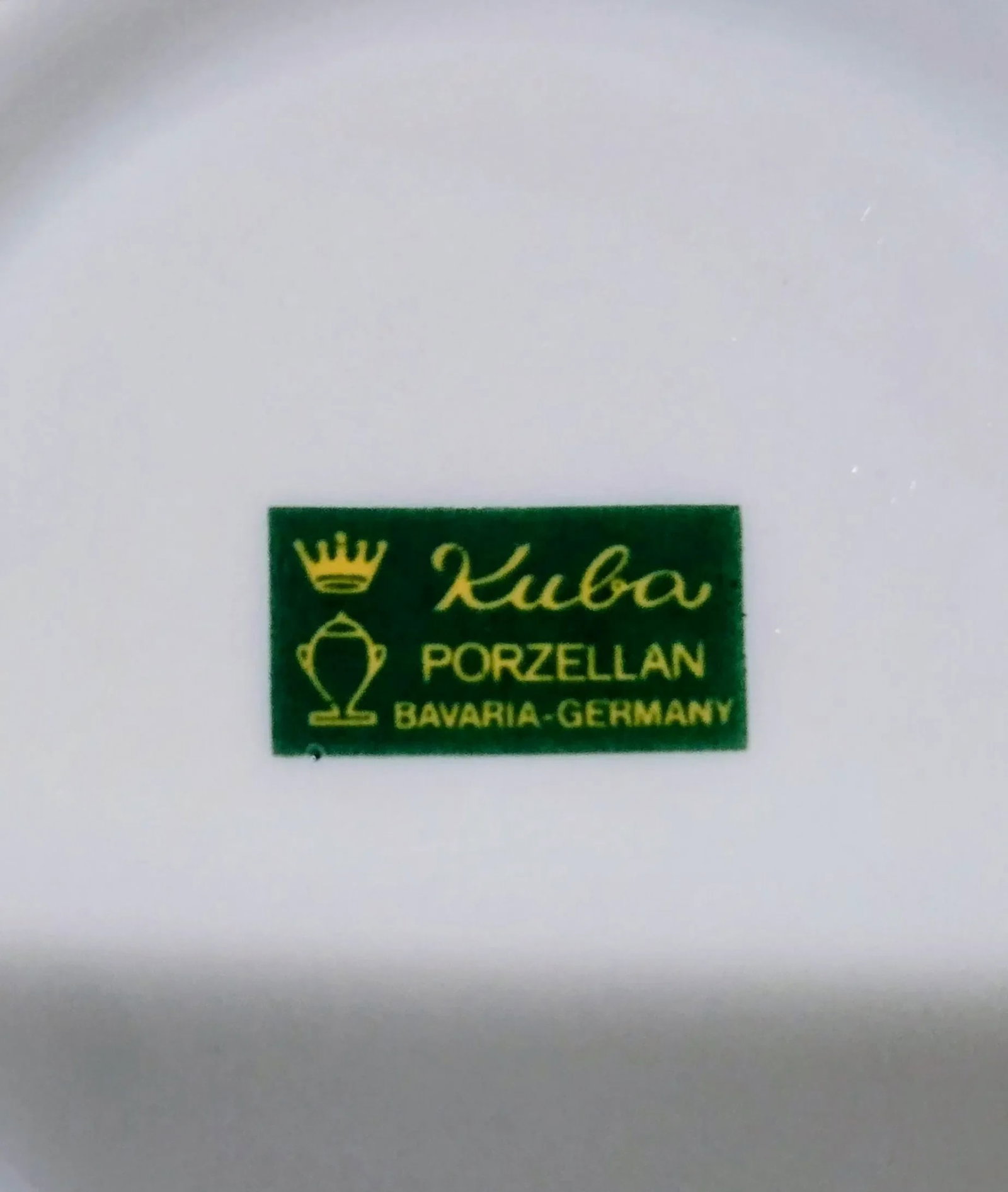 1980s Kuba Porcelain Jar, Bavaria-Hand Decorated, Gold Trim, Classical Scene - 5