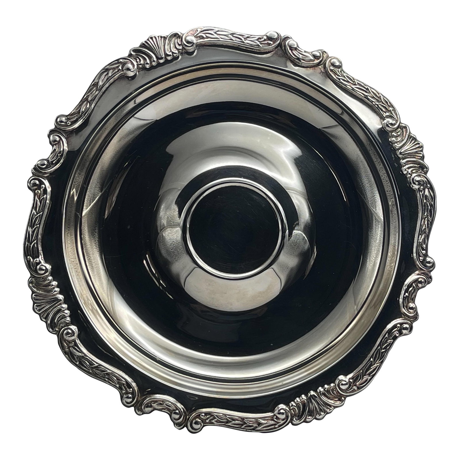 Mid 20th Century Silver Plated Decorative Serving Plate (1 of 9)