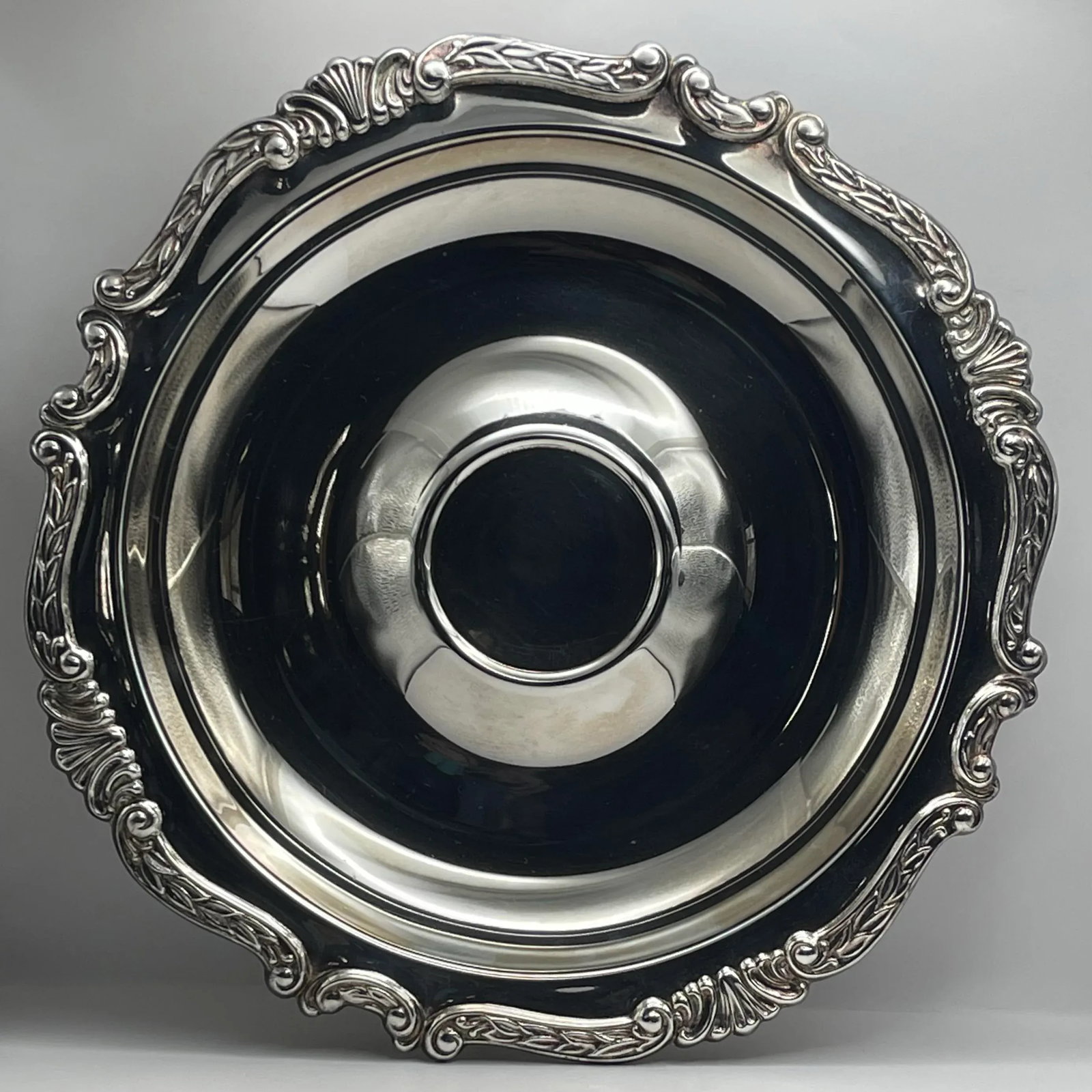 Mid 20th Century Silver Plated Decorative Serving Plate - 5