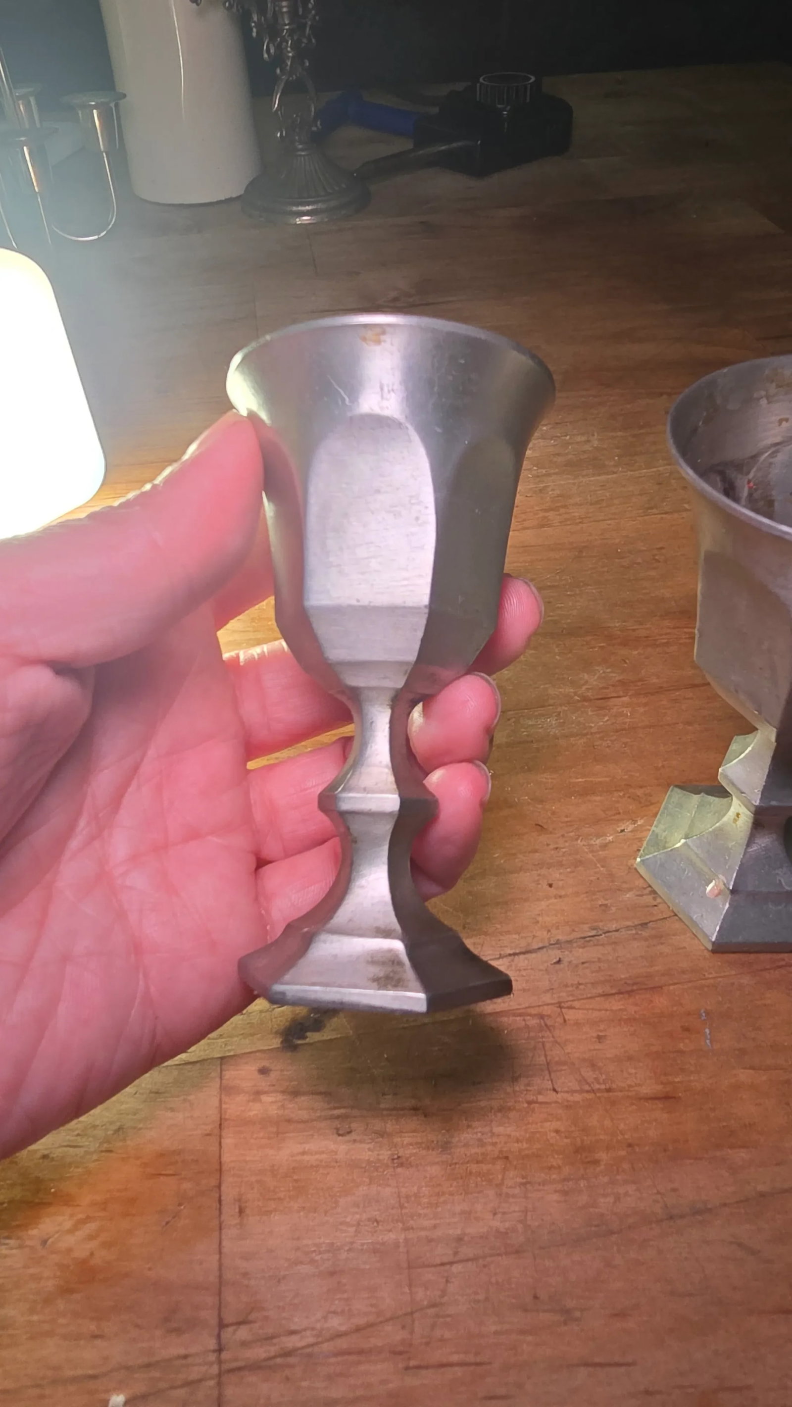 Vintage Leonard Mini Chalice Goblets- Set of 2 - 3