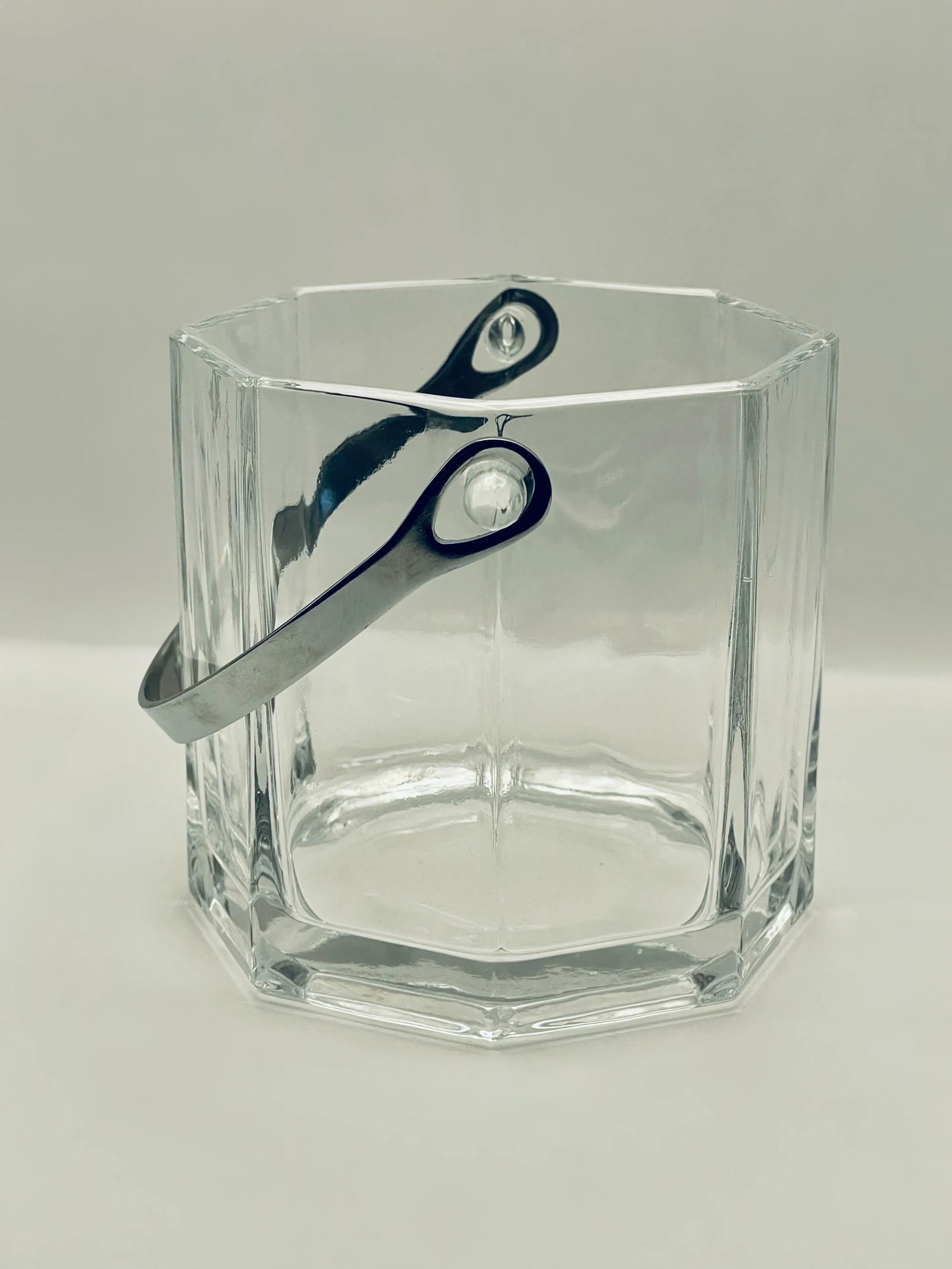 1960s French Crystal Ice Bucket - 5