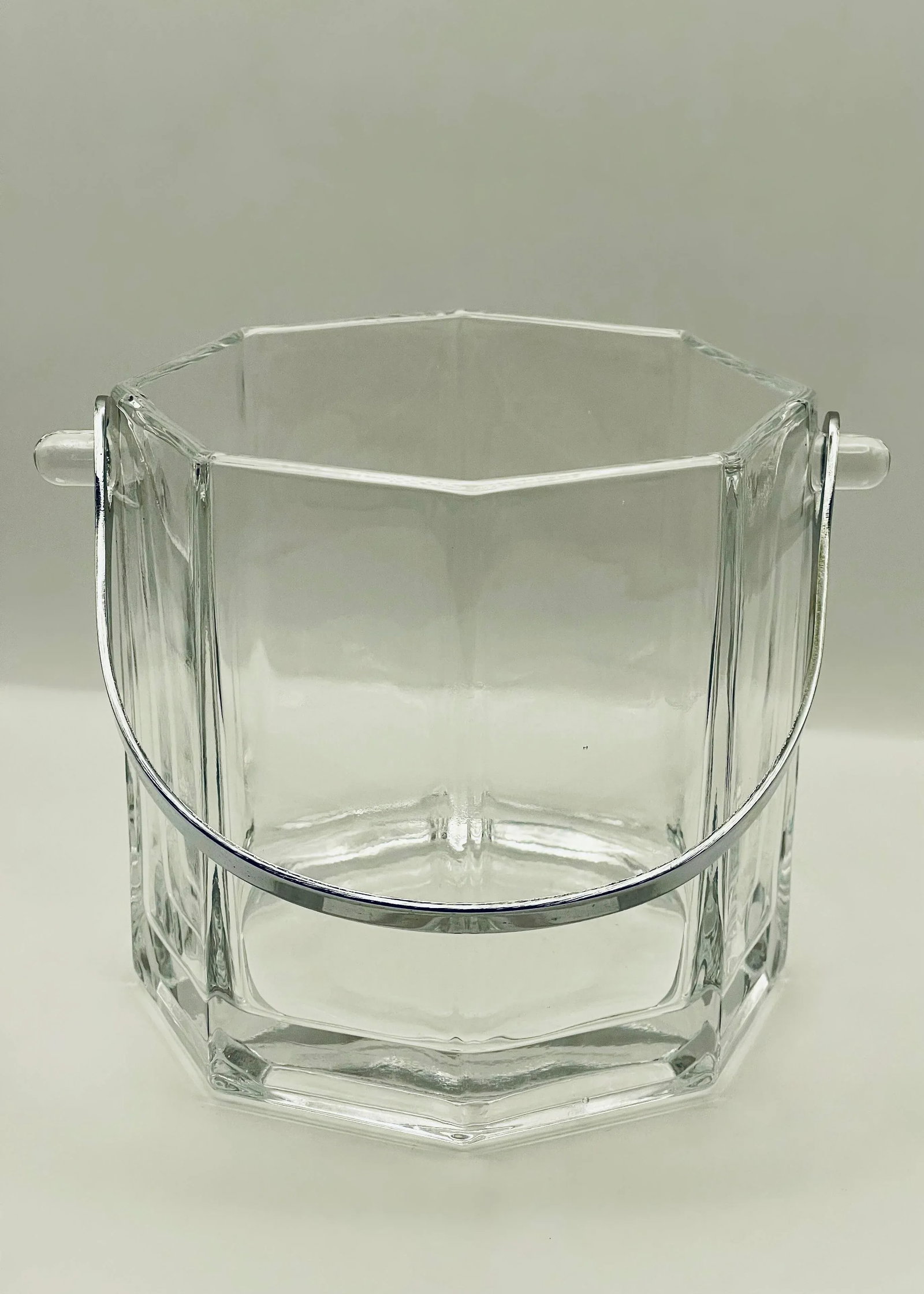 1960s French Crystal Ice Bucket - 7