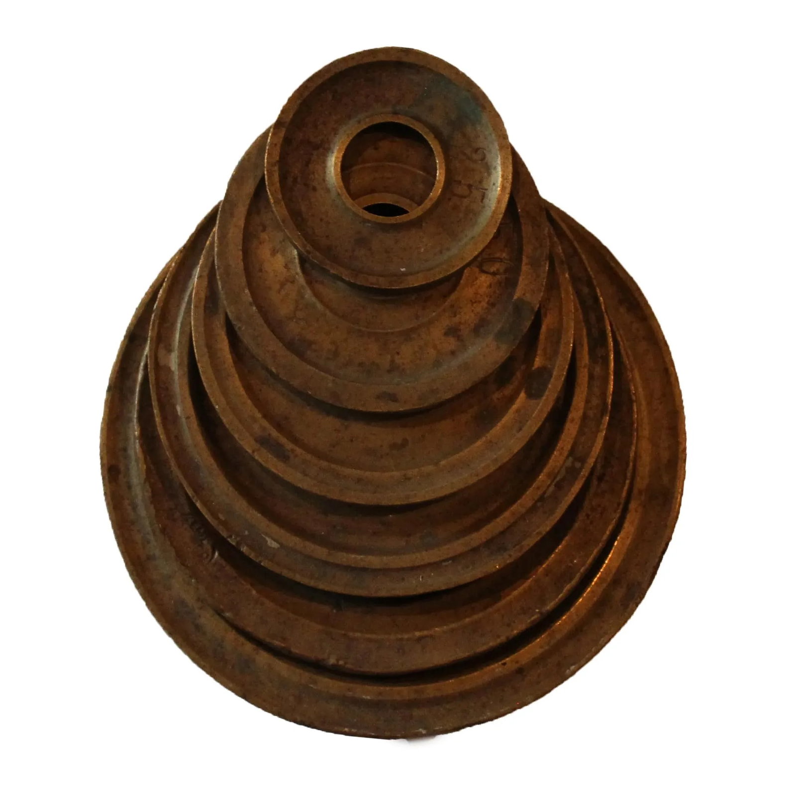 Vintage Brass Weight Discs - Set of 6 - 3