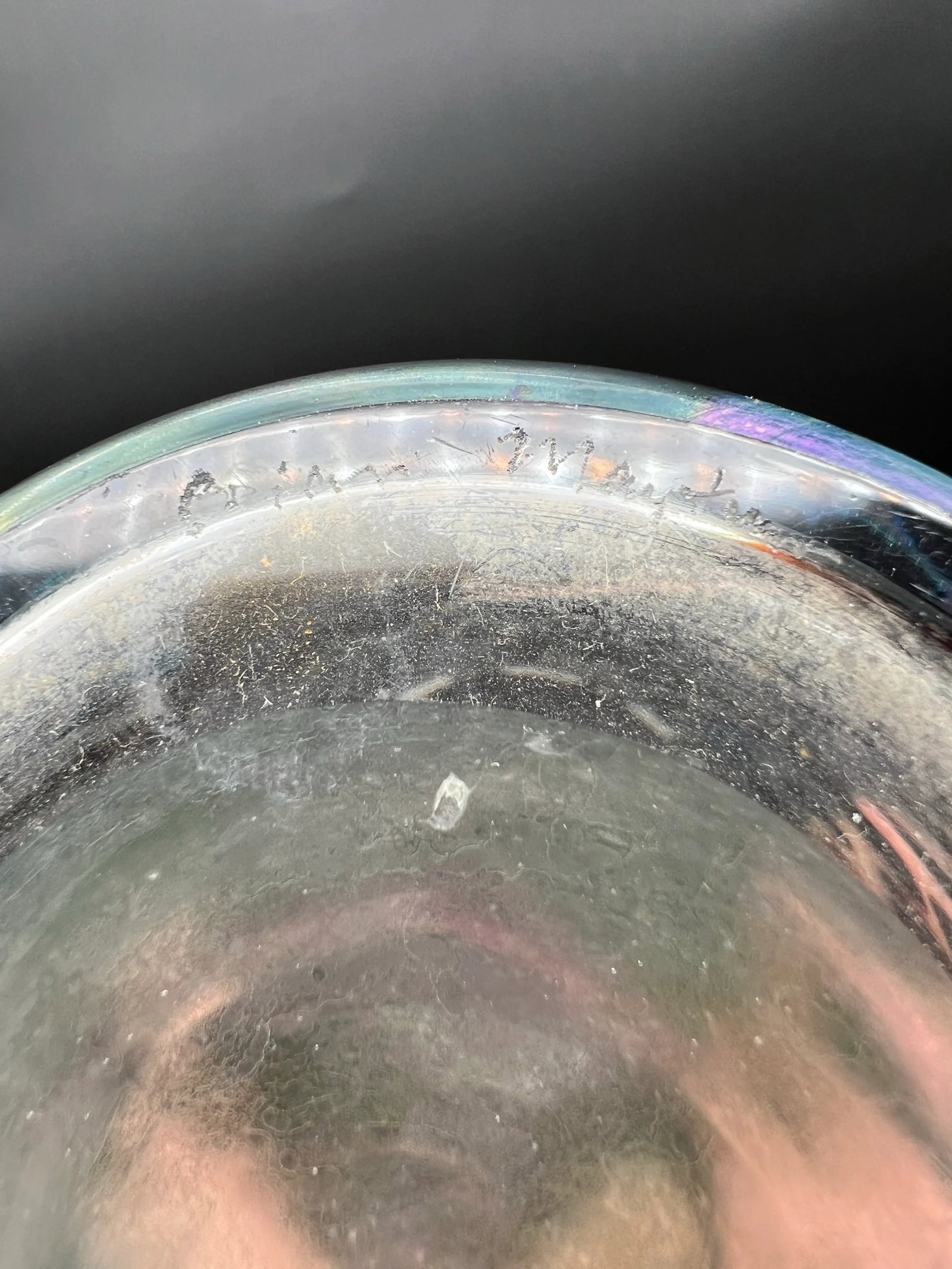 Stunning Vintage Brian Maytum Studio Signed 1985 Art Glass Vase - 10