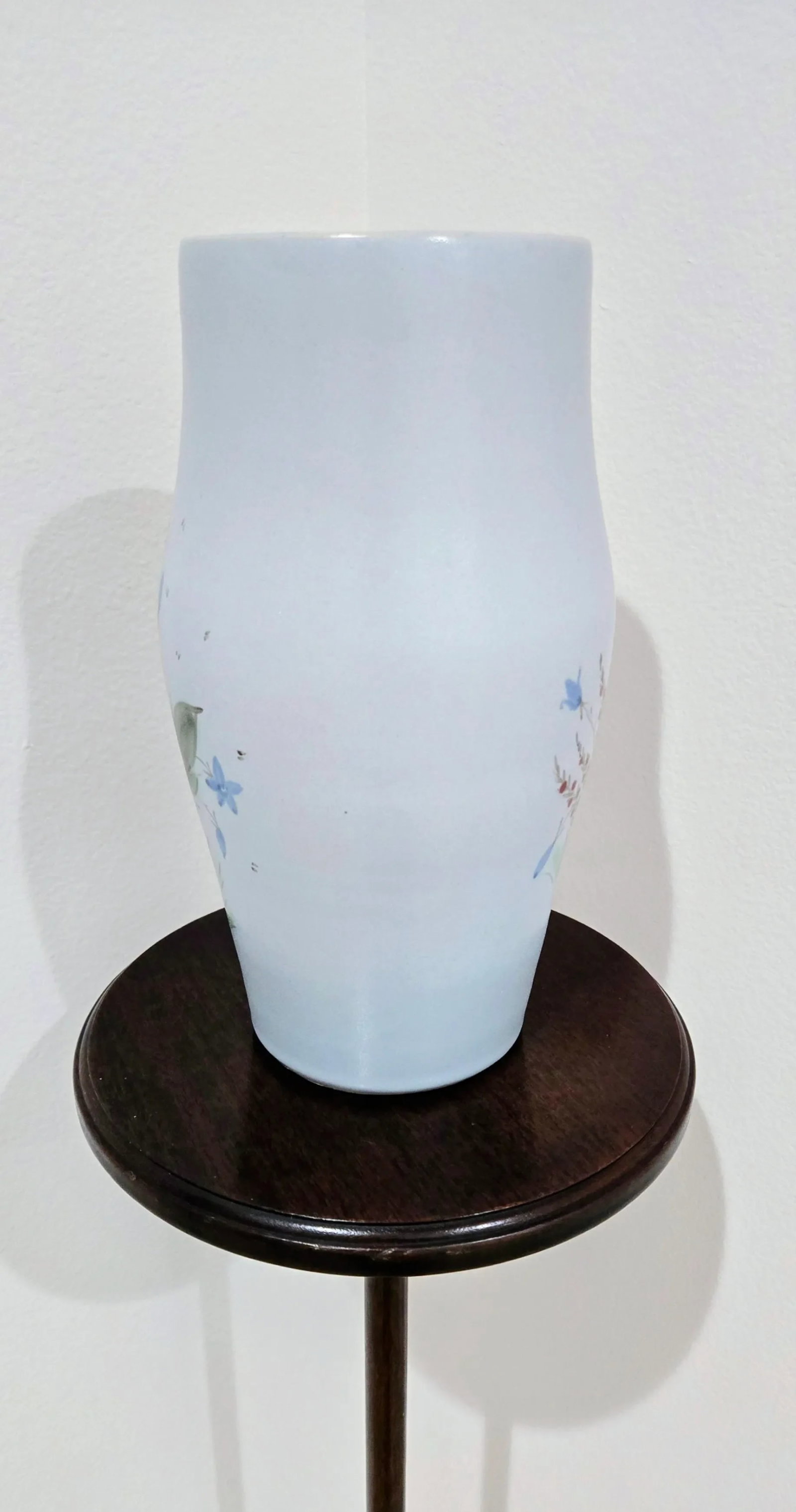 Vintage a.w. Buchan & Co. Ltd. Scottish Pottery Vase - Thistle Pattern - Hand Painted Stoneware - 4
