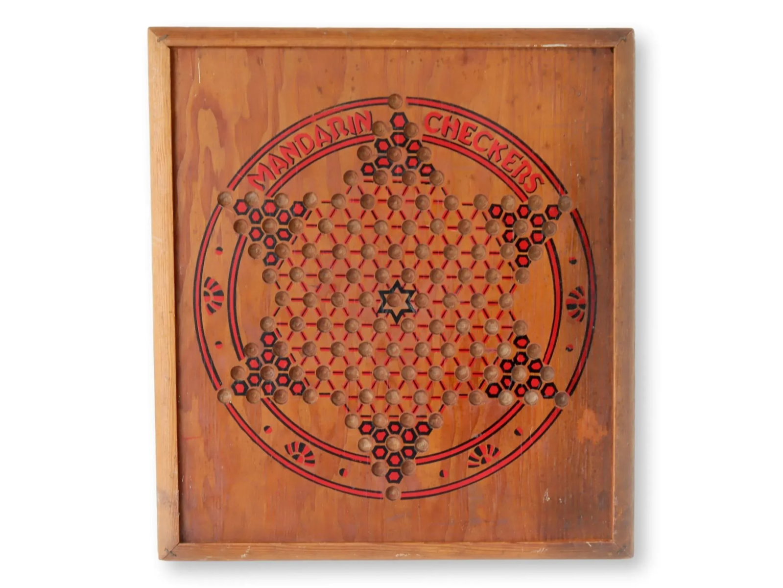 Vintage American Game Board w/Marbles - 2