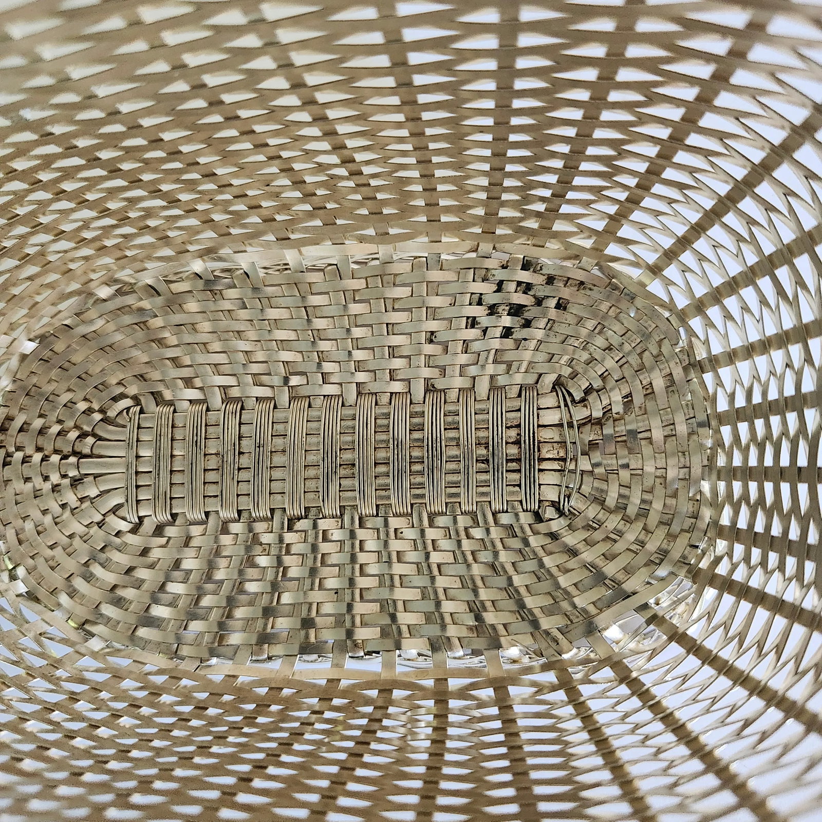 Vintage France Wine Caddy Bottle Holder in Woven Design - 5