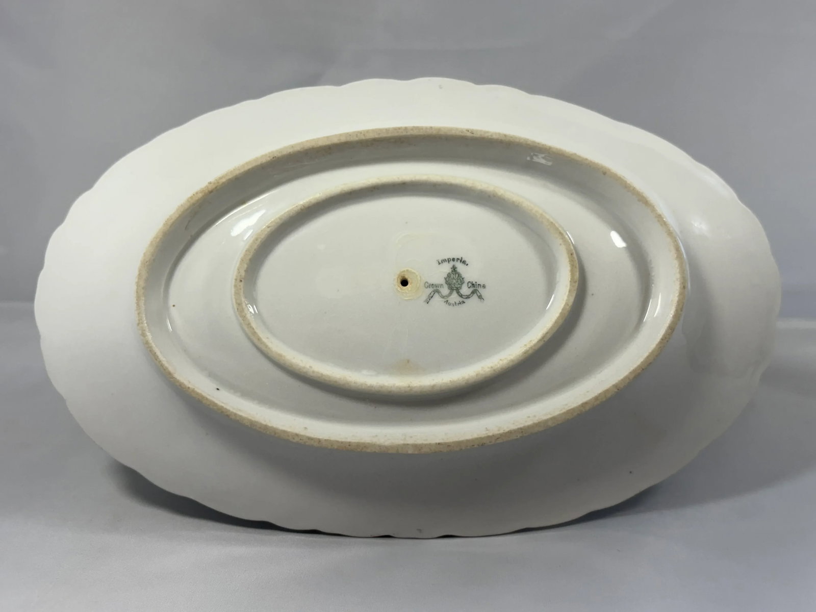 19th Century Imperial Crown China Antique Lobster Gravy Boat - 7