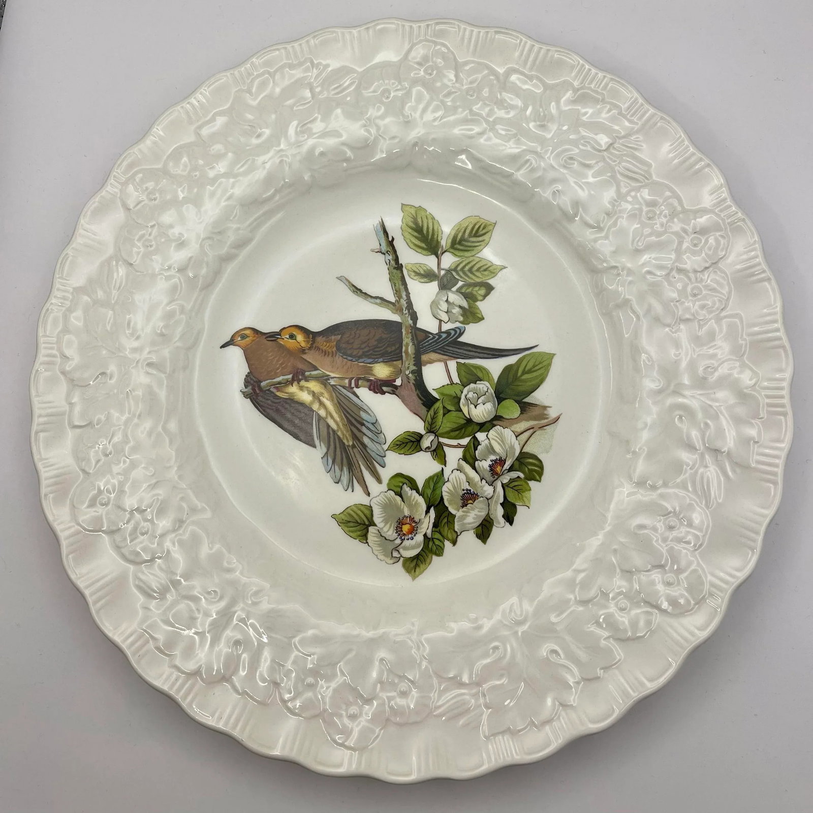Alfred Meakin "Birds of America" Carolina Turtle Dove Decorative Plate - 6