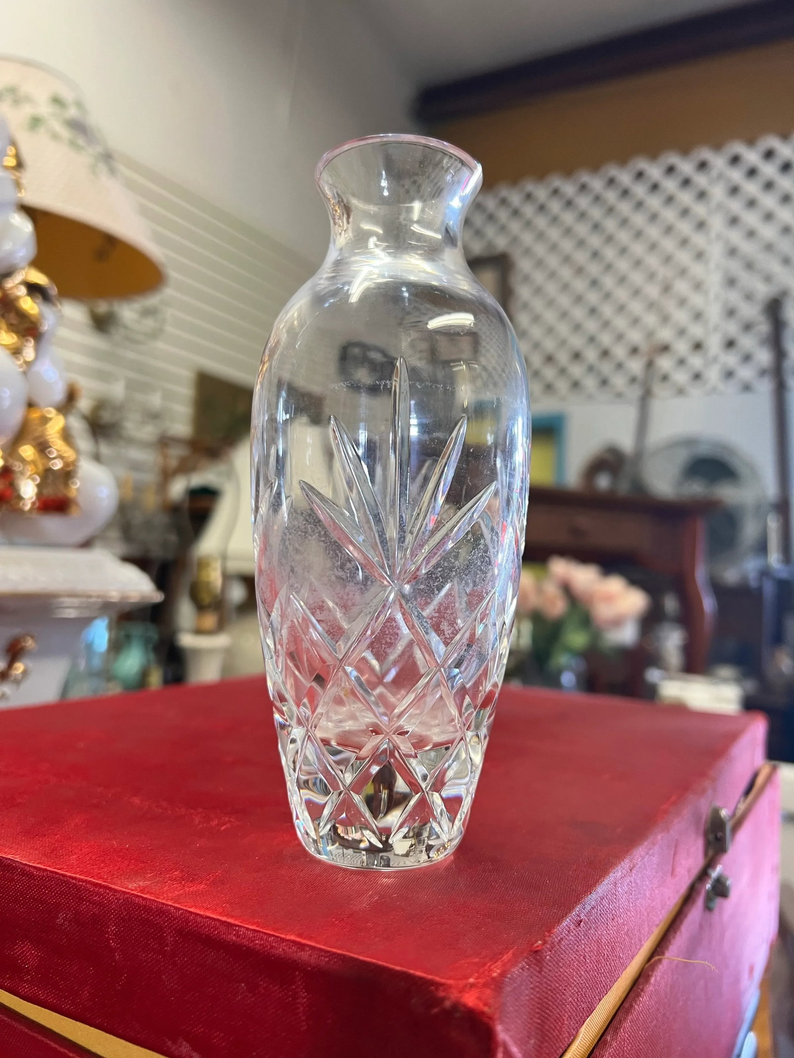 Vintage Crystal Lennox Bud Vase - 3
