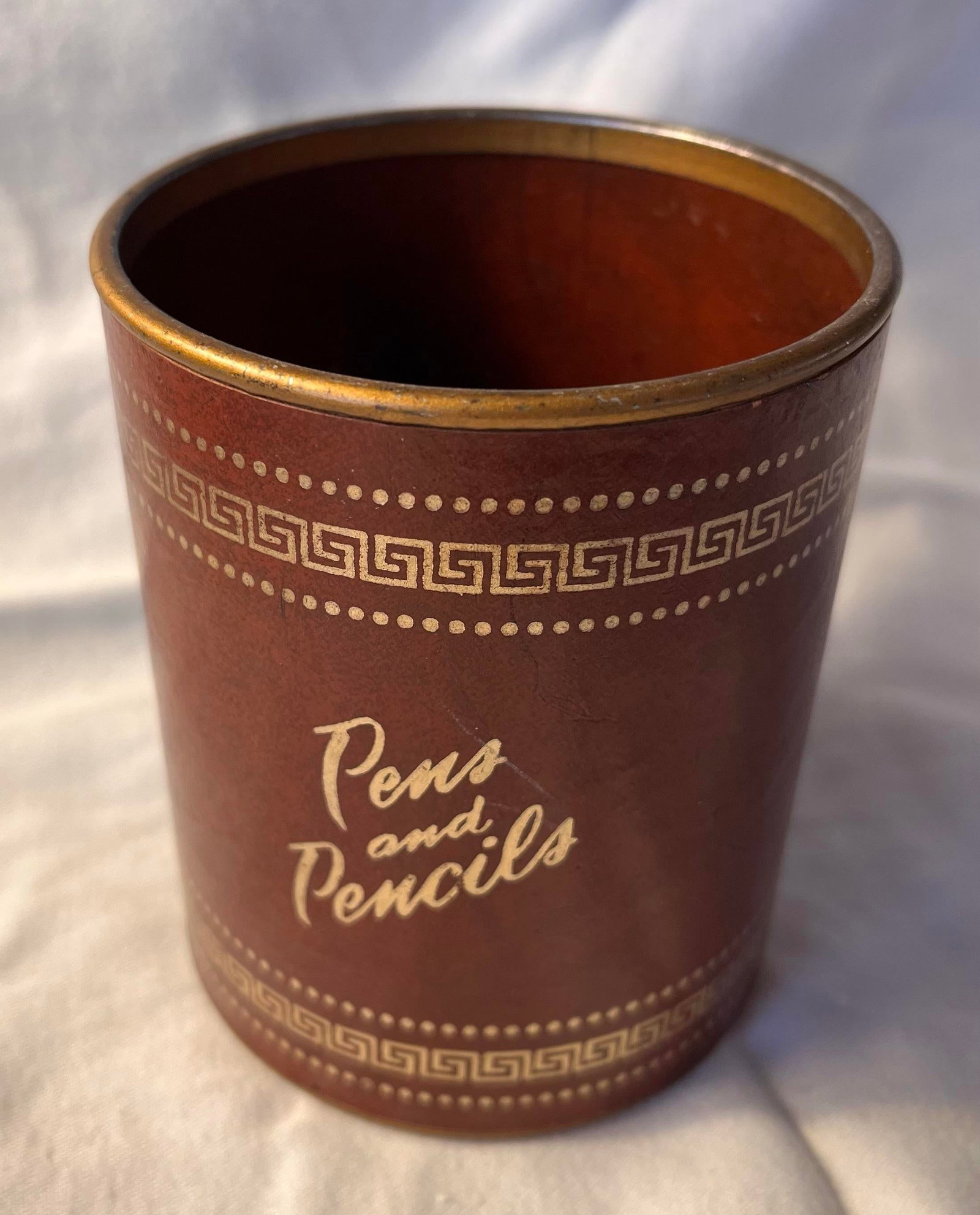 Mid-Century "Pens & Pencils" Holder - 2