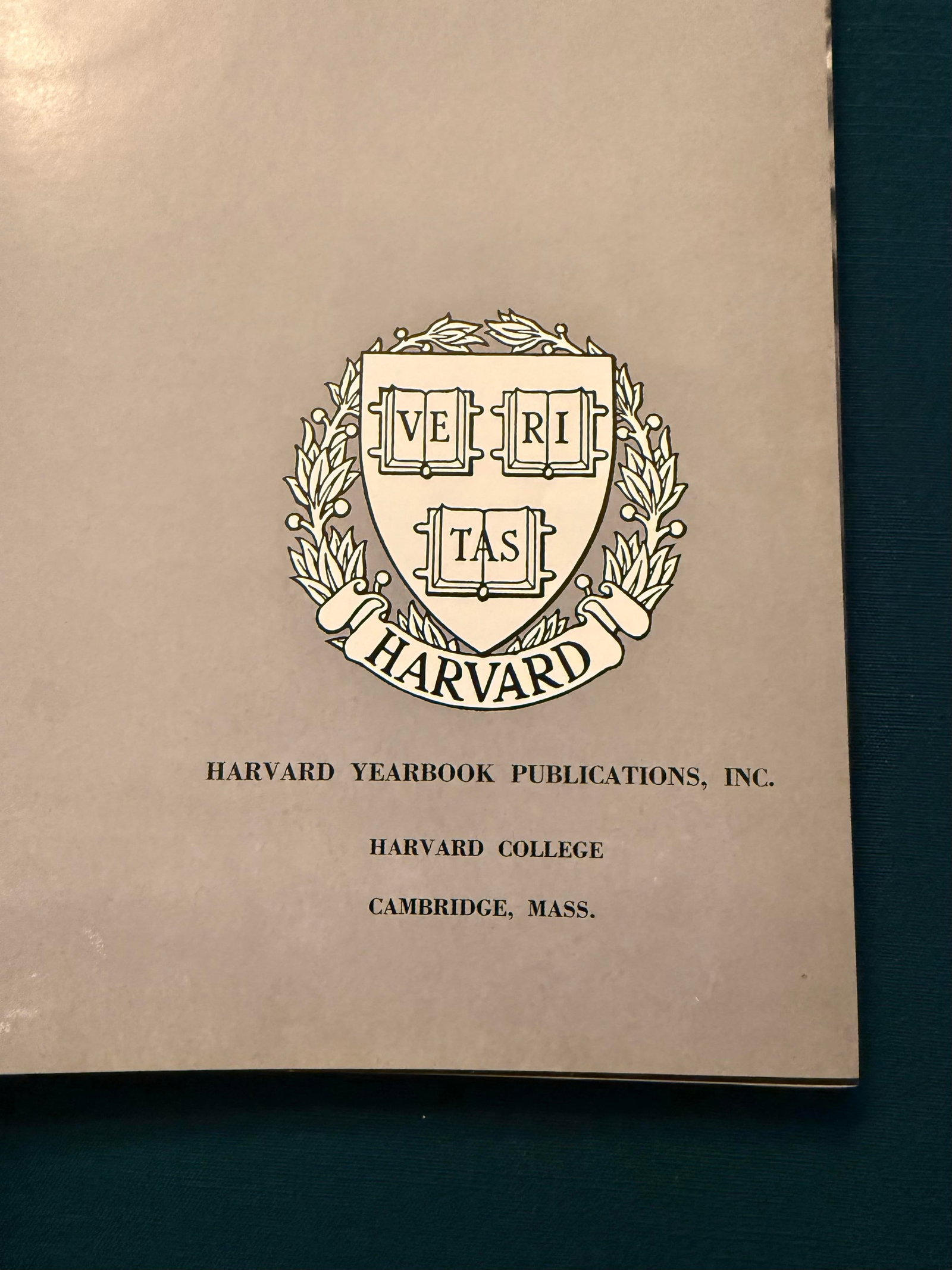 Vintage 1960 Harvard College Yearbook - 5