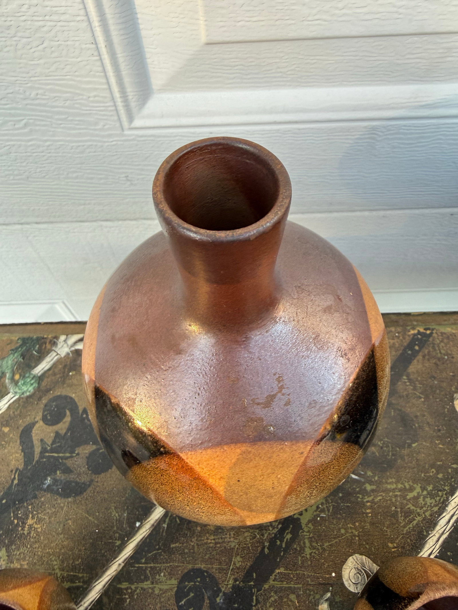 Mid 20th Century Robert Maxwell for Pottery Craft Usa Decanter and Cup Set - 11