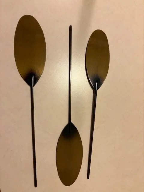 1960s Wooden Canoe Wall Decor With Metal Paddles - Rustic Decor - 4