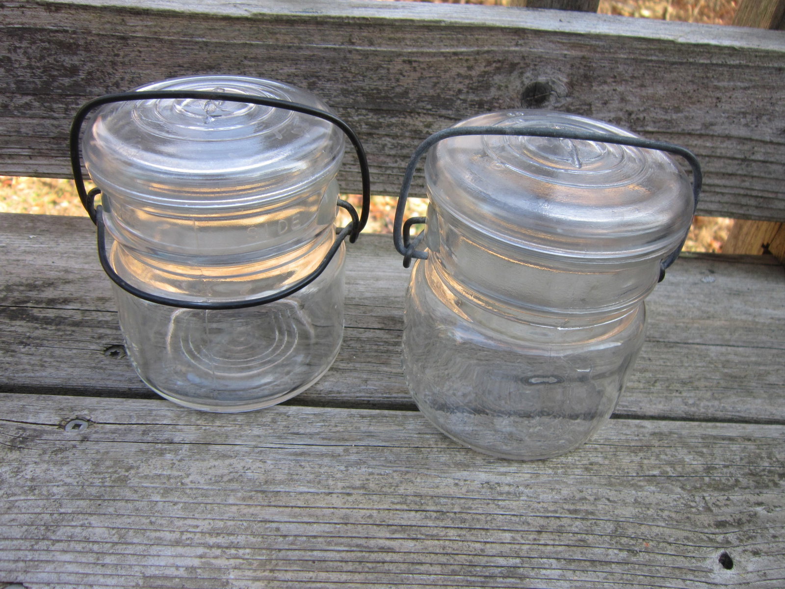 Ball Eclipse Wide Mouth Bail Jar- Lot of 2 Vintage With Lids 1930s-1960s - 2
