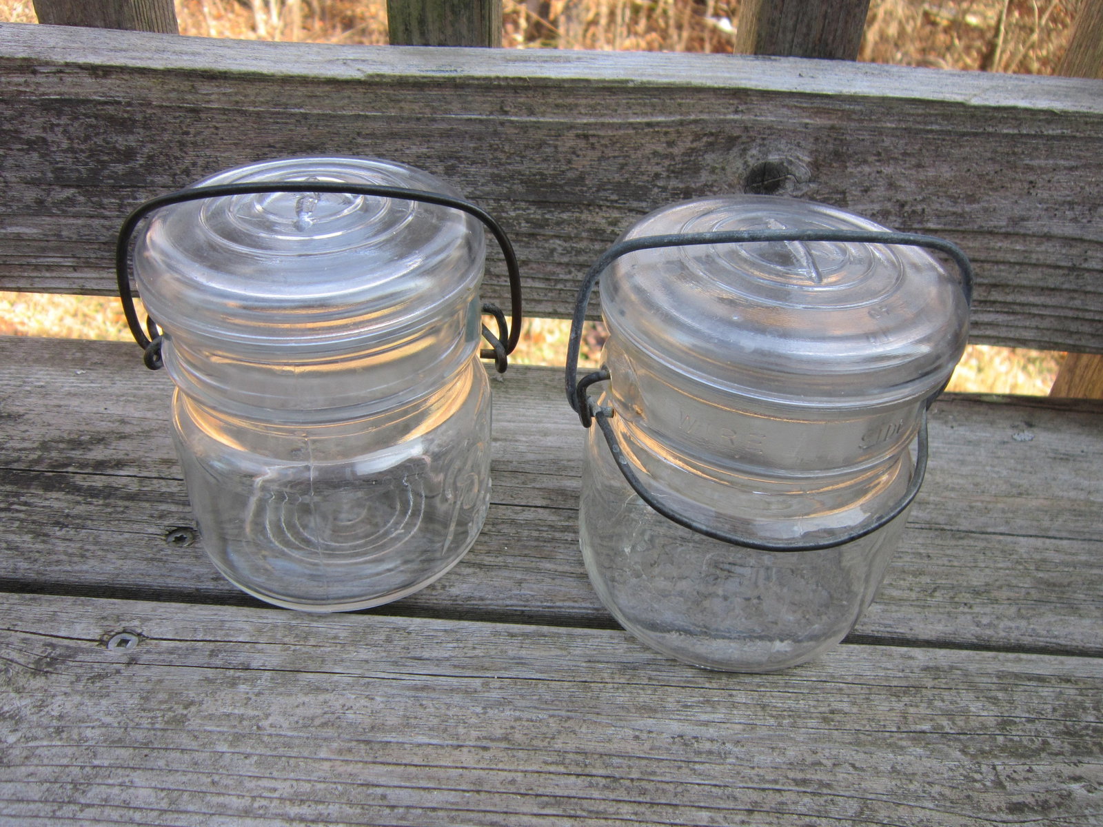 Ball Eclipse Wide Mouth Bail Jar- Lot of 2 Vintage With Lids 1930s-1960s - 5