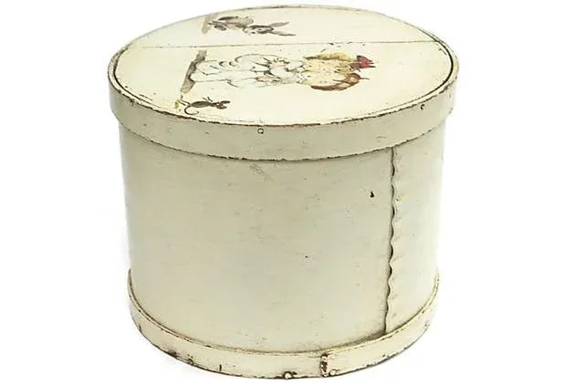 1930s Hand-Painted Child's Keepsake Box - 3