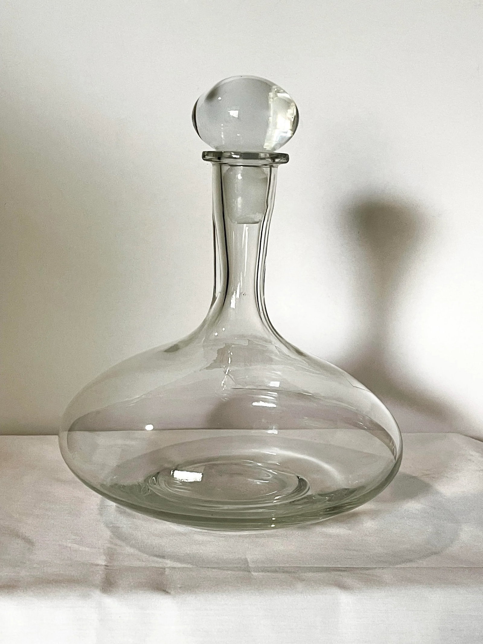 Vintage Etched Ship's Decanter - 6