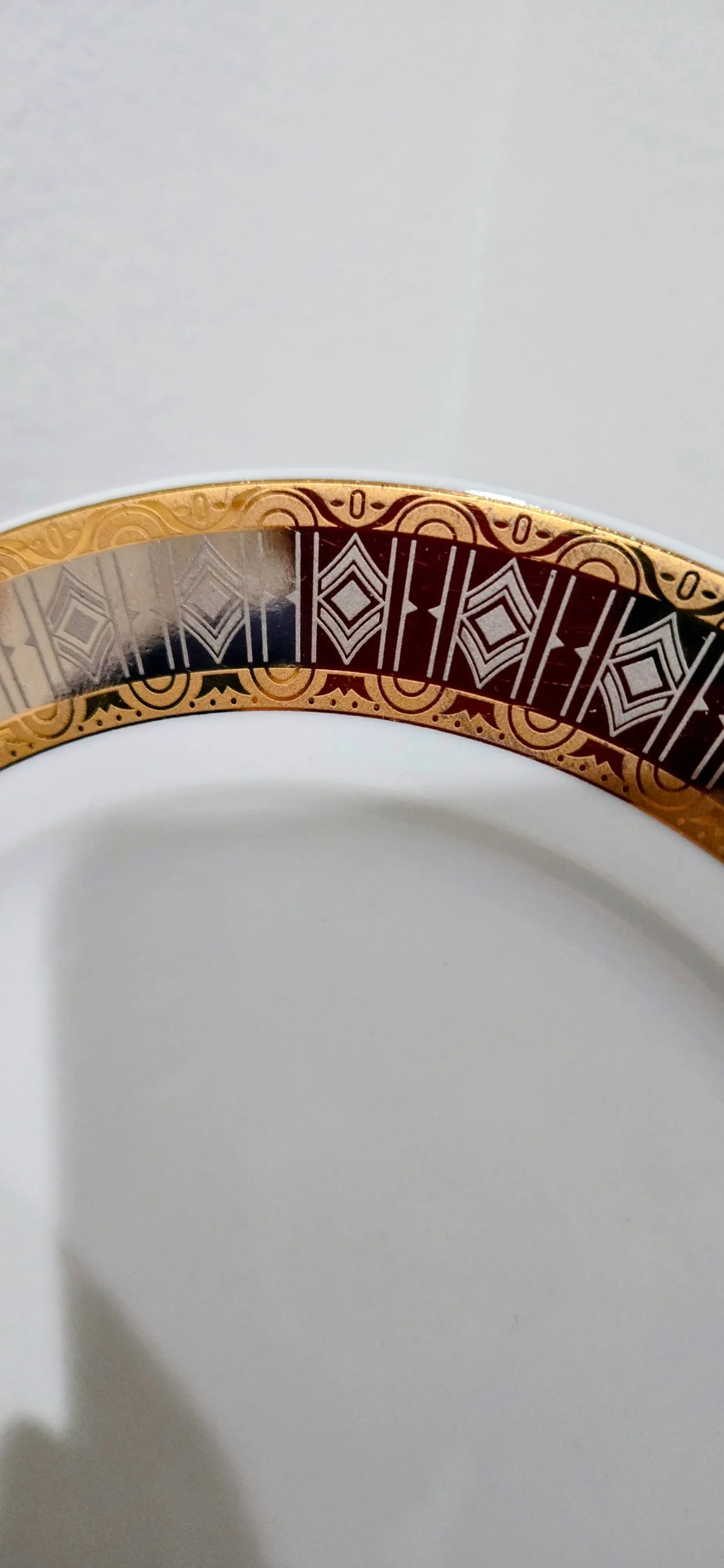 Late 20th Century Formalities by Baum Bros Fine Bohemian Porcelain "Samantha" Dessert Plate - 4