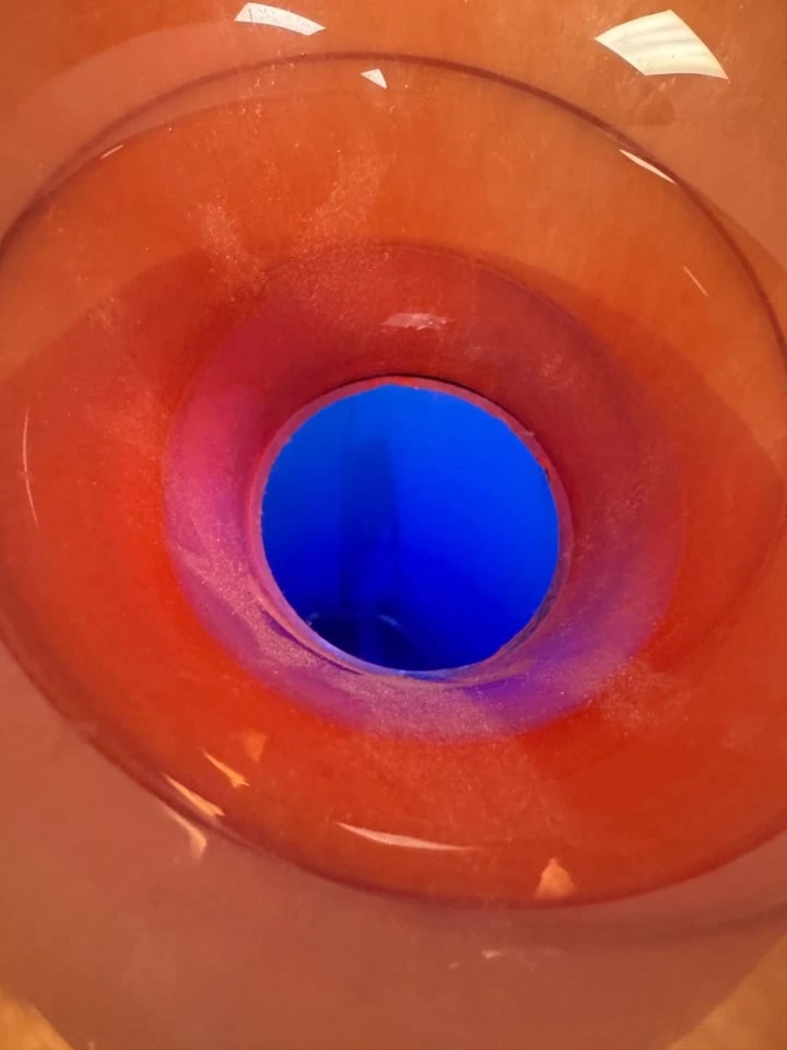 1970s Large b.a.g. Barovier & Toso Murano Art Glass Vase - 4