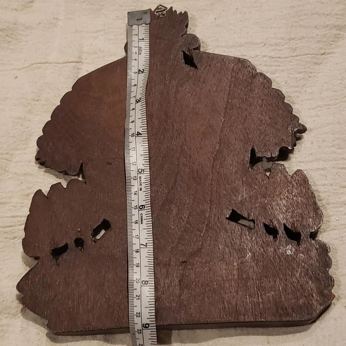 Vintage Handcarved Coat of Arrms of Honduras Wall Object - 5
