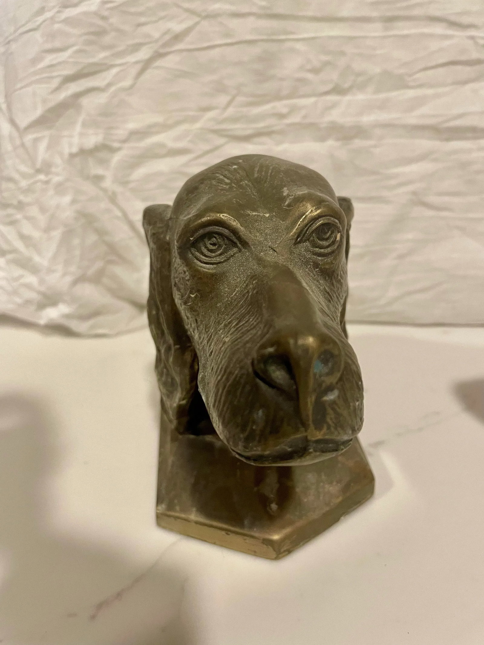 1970s Brass English Setter Bookends, a Pair - 3