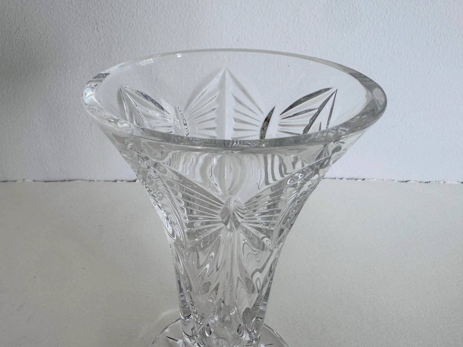 Waterford Crystal Vase With Butterflys - 2